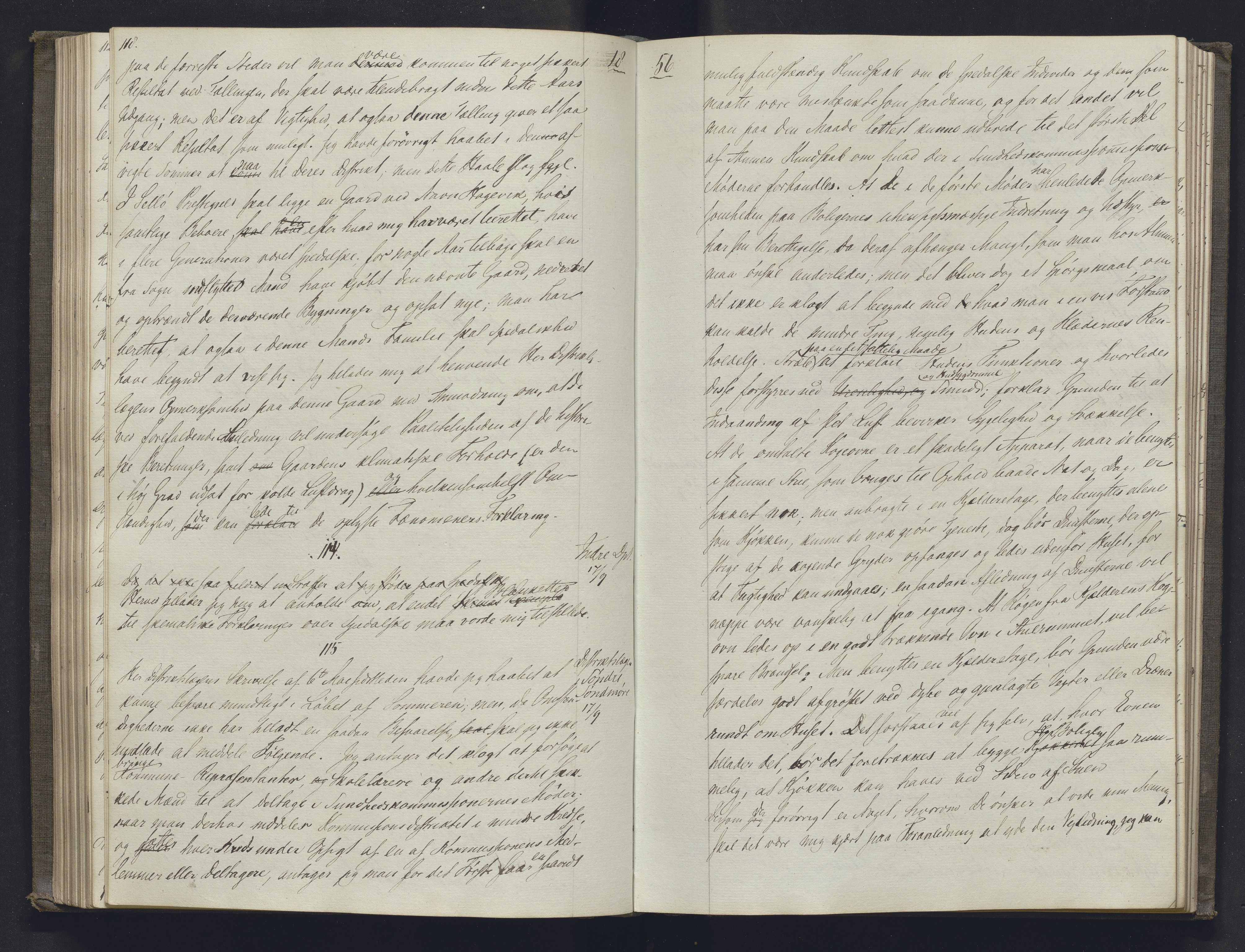 Lepraarkiver - Overlegen for den spedalske sykdom, AV/SAB-A-61001/B.b/L0001: Kopibok, 1854-1858, p. 118-119