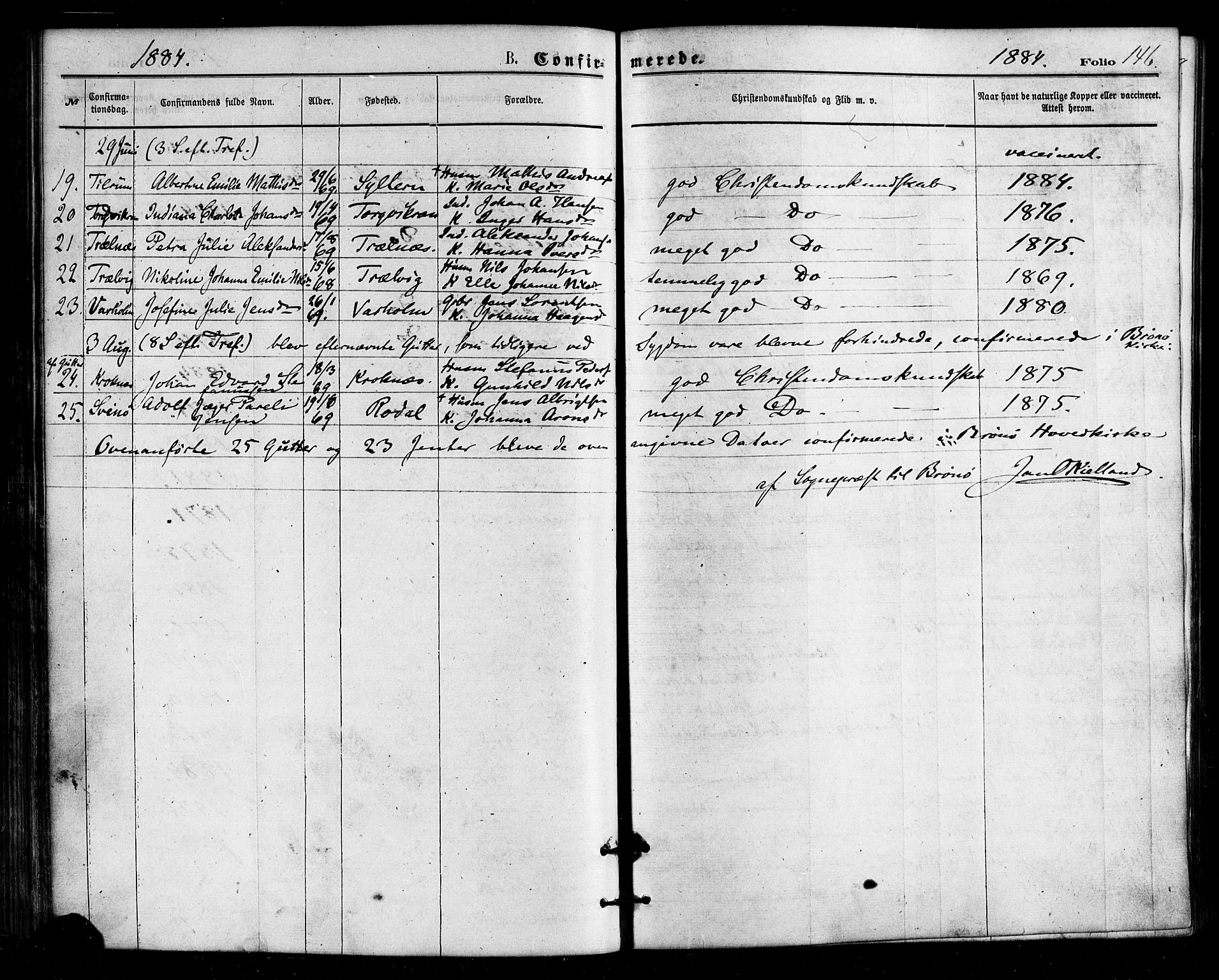 Ministerialprotokoller, klokkerbøker og fødselsregistre - Nordland, SAT/A-1459/813/L0199: Parish register (official) no. 813A09, 1875-1885, p. 146