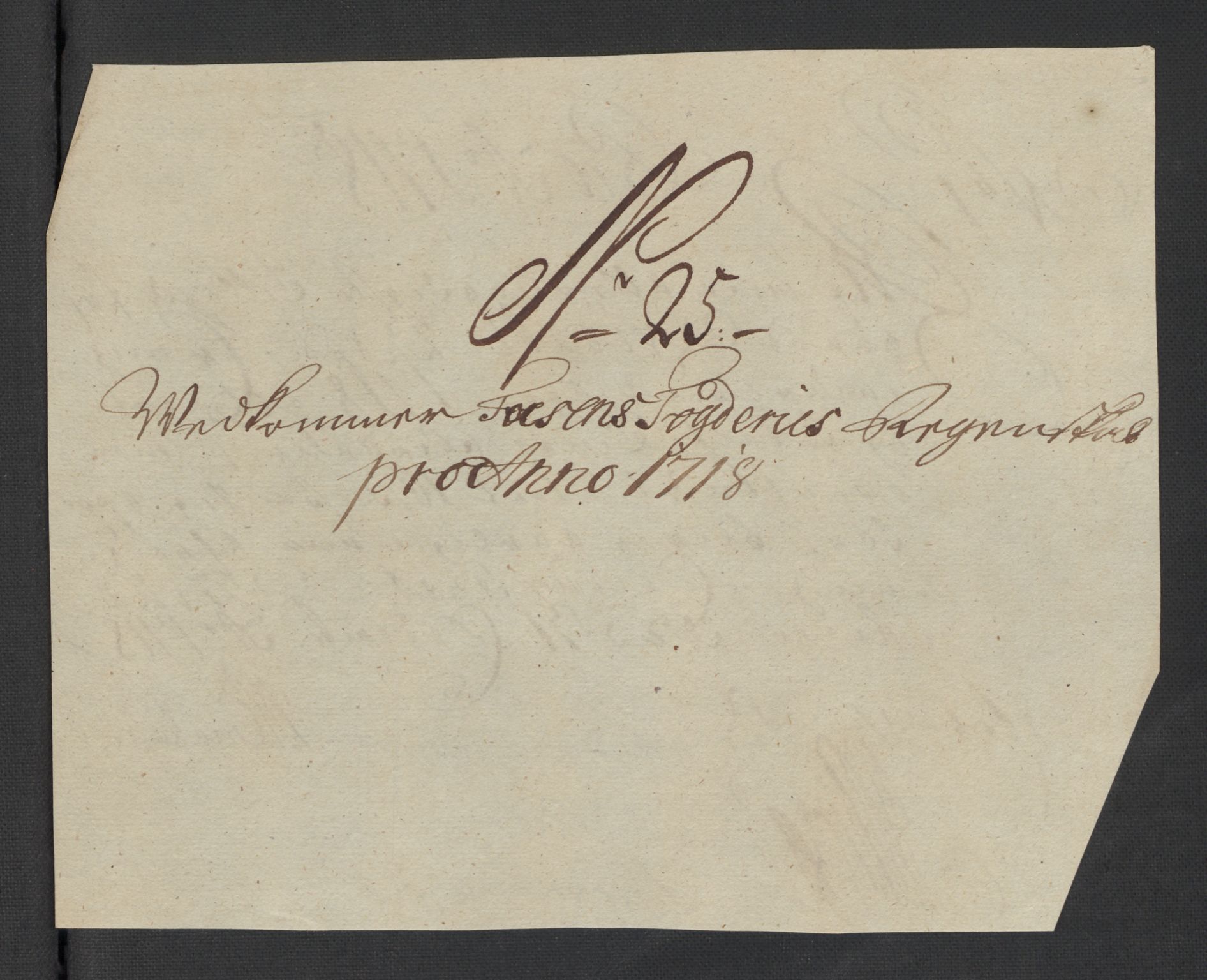 Rentekammeret inntil 1814, Reviderte regnskaper, Fogderegnskap, AV/RA-EA-4092/R57/L3866: Fogderegnskap Fosen, 1718, p. 180