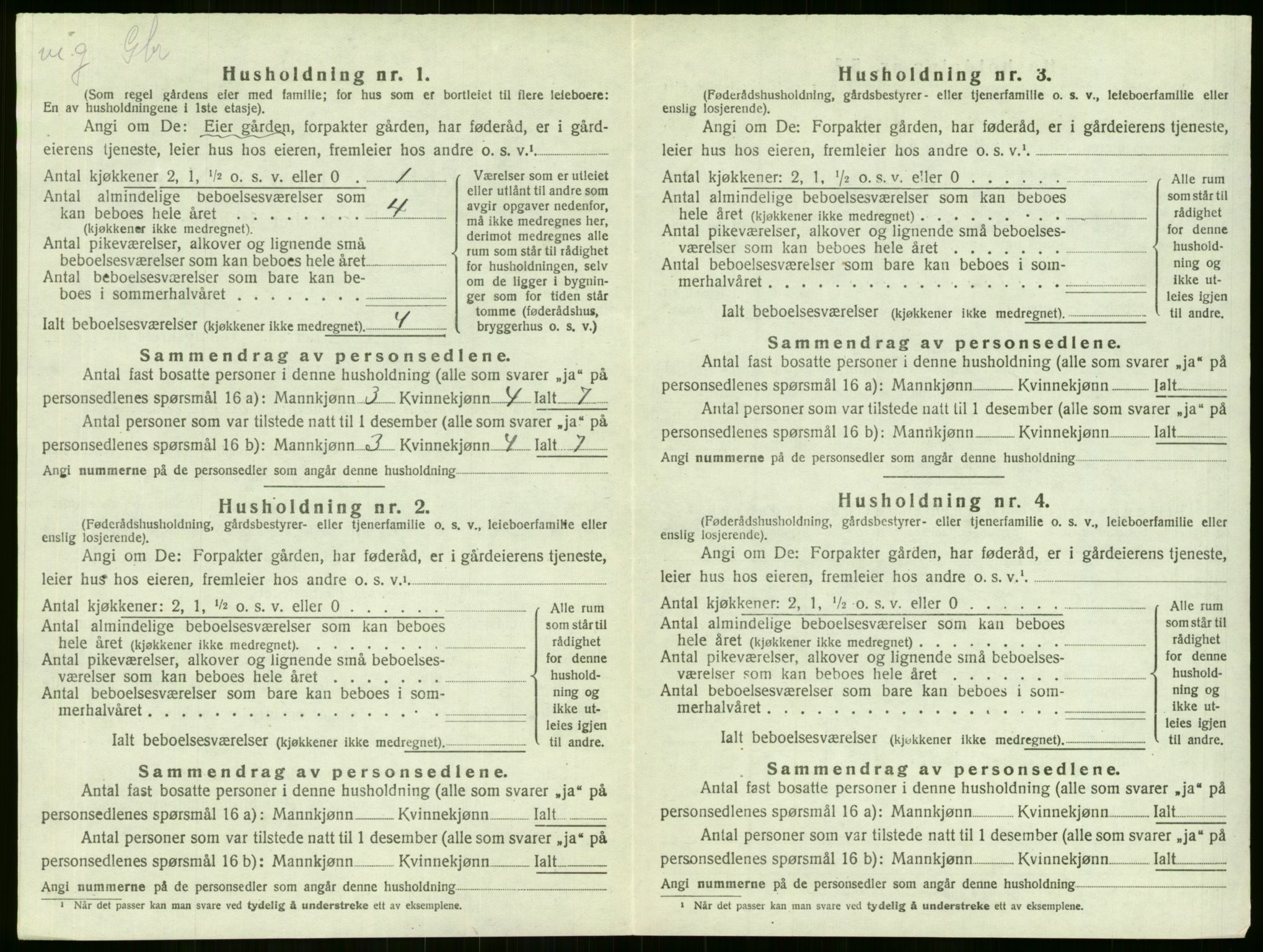 SAKO, 1920 census for Lier, 1920, p. 1617