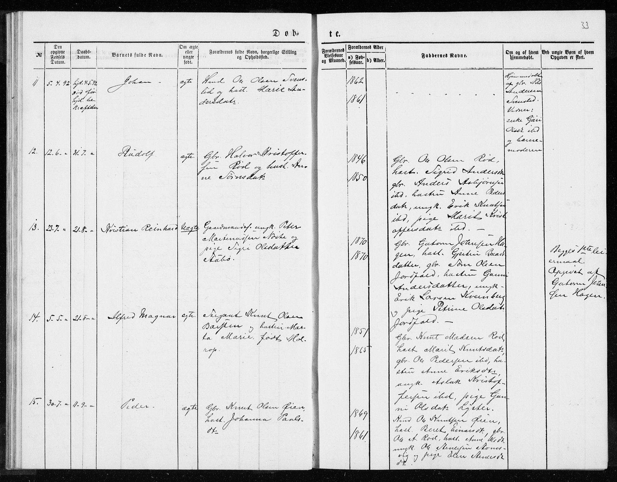 Ministerialprotokoller, klokkerbøker og fødselsregistre - Møre og Romsdal, SAT/A-1454/551/L0631: Parish register (copy) no. 551C03, 1886-1894, p. 33