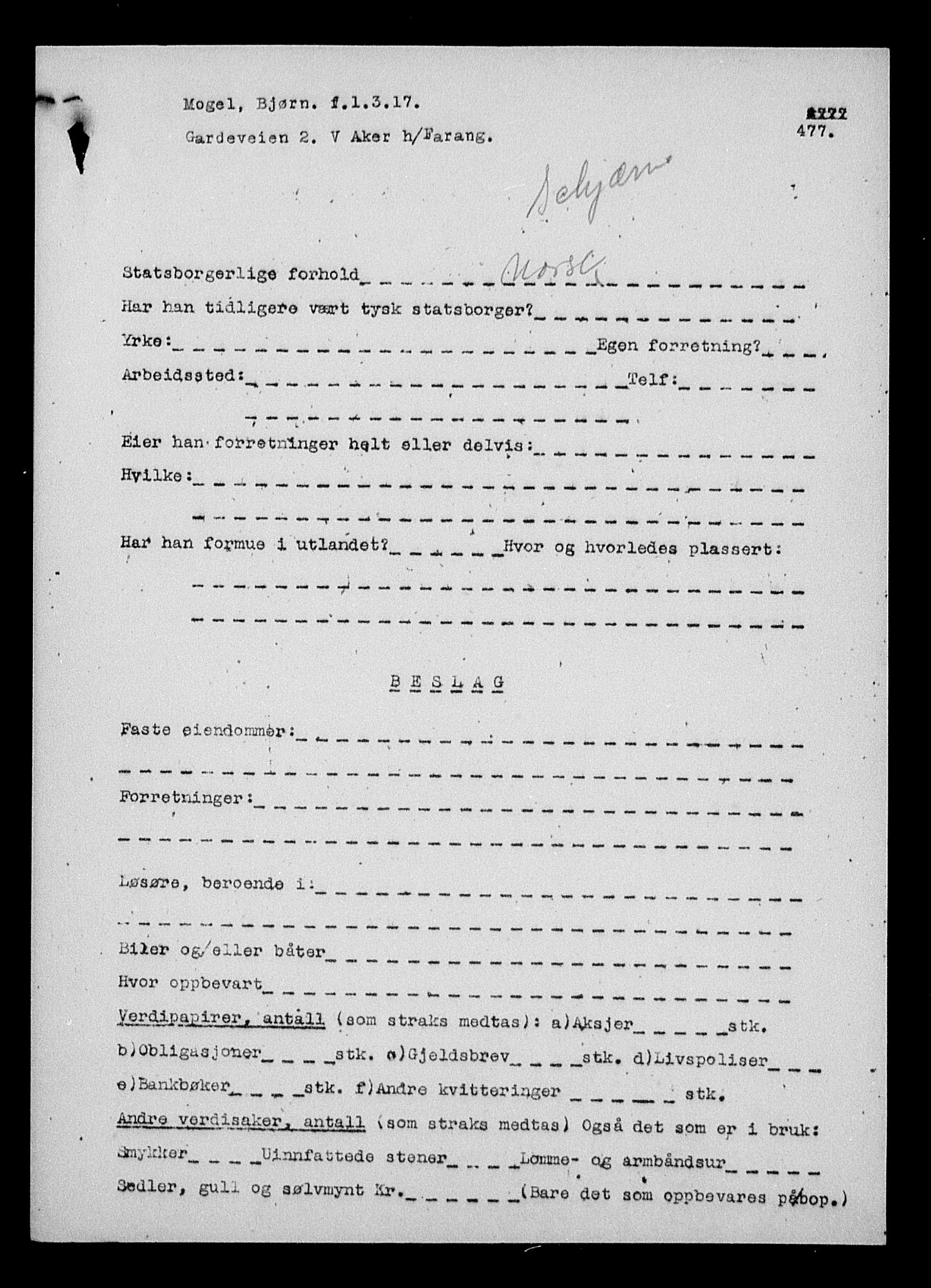 Justisdepartementet, Tilbakeføringskontoret for inndratte formuer, AV/RA-S-1564/H/Hc/Hcc/L0965: --, 1945-1947, p. 759