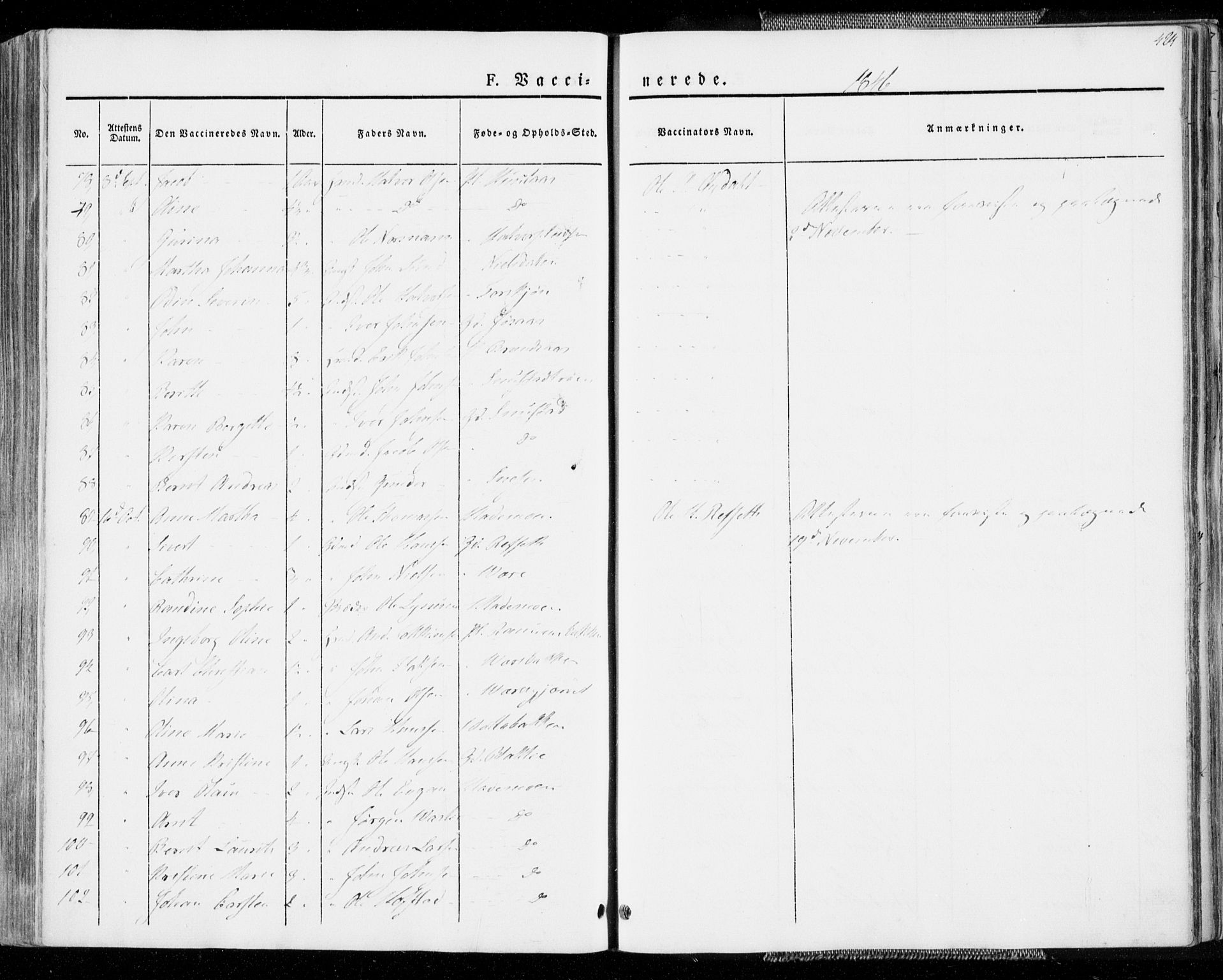 Ministerialprotokoller, klokkerbøker og fødselsregistre - Sør-Trøndelag, AV/SAT-A-1456/606/L0290: Parish register (official) no. 606A05, 1841-1847, p. 424