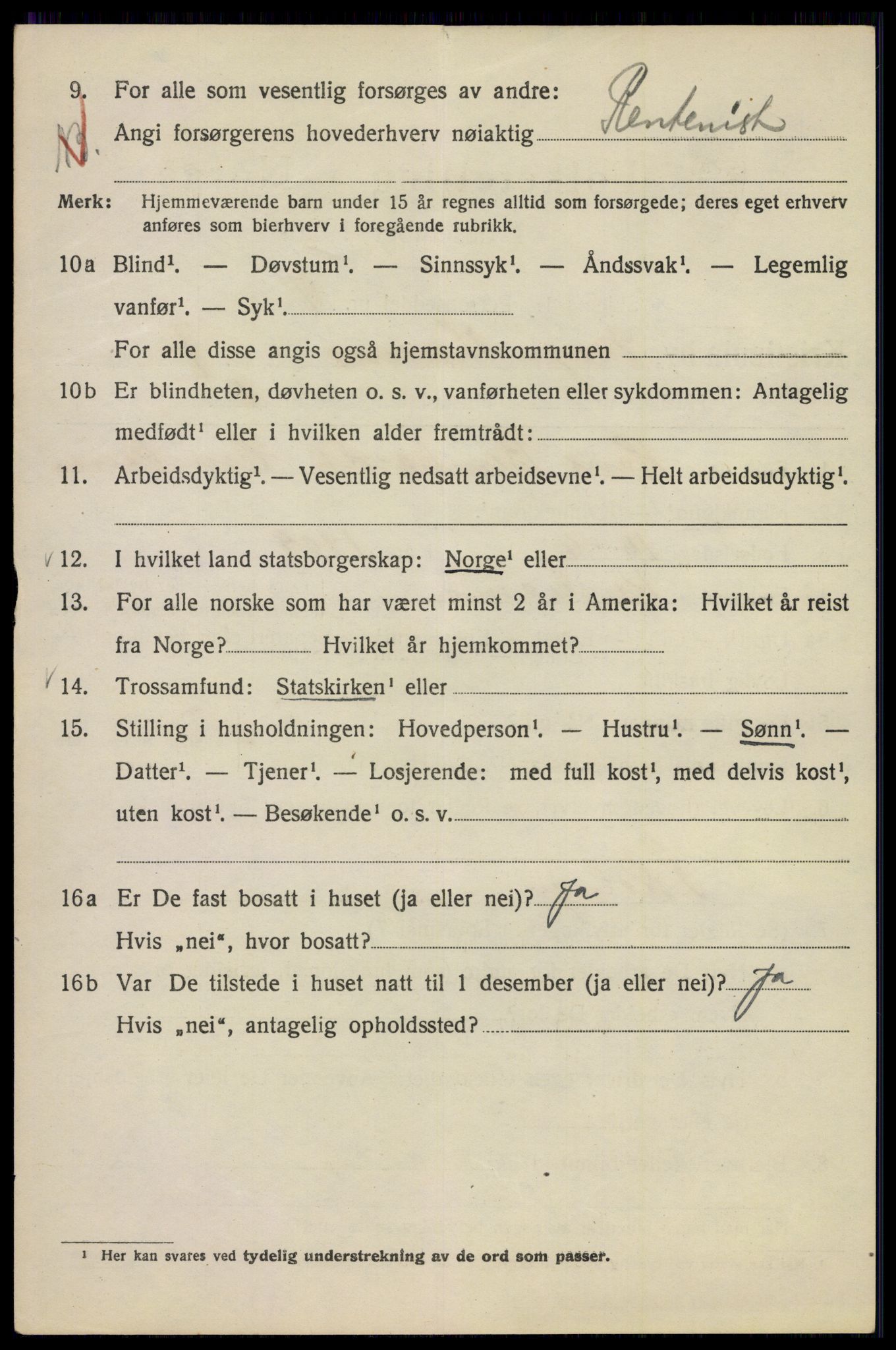 SAO, 1920 census for Kristiania, 1920, p. 396282