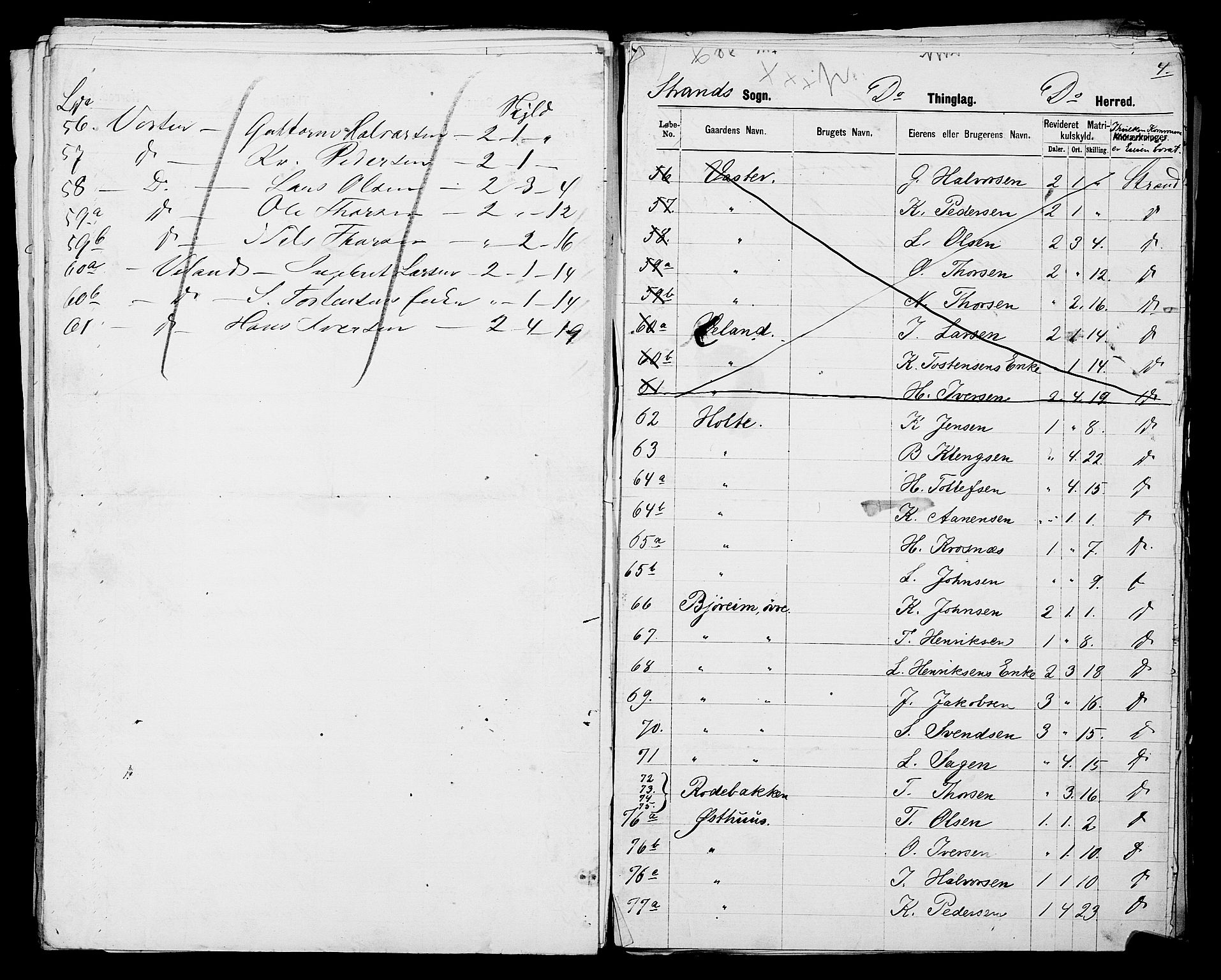 SAST, 1875 census for 1130P Strand, 1875, p. 26