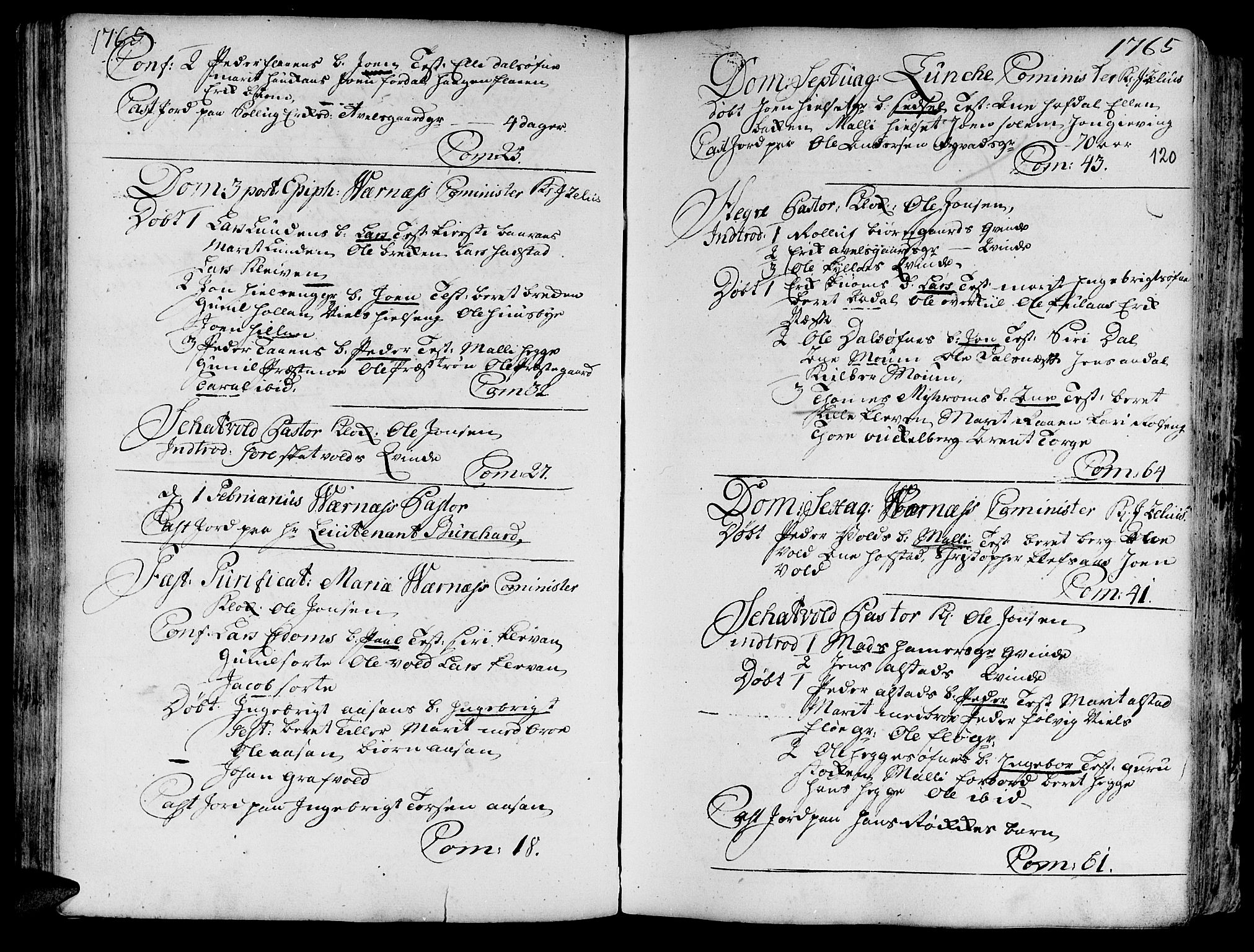 Ministerialprotokoller, klokkerbøker og fødselsregistre - Nord-Trøndelag, SAT/A-1458/709/L0057: Parish register (official) no. 709A05, 1755-1780, p. 120