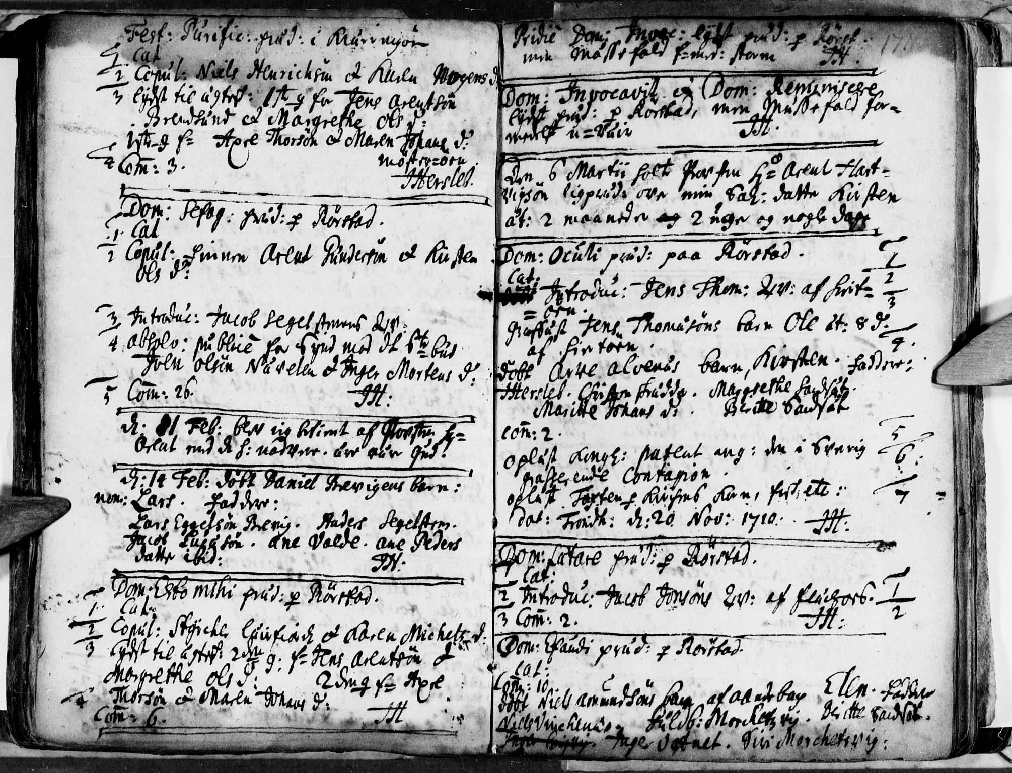Ministerialprotokoller, klokkerbøker og fødselsregistre - Nordland, AV/SAT-A-1459/853/L0764: Parish register (official) no. 853A03, 1697-1715