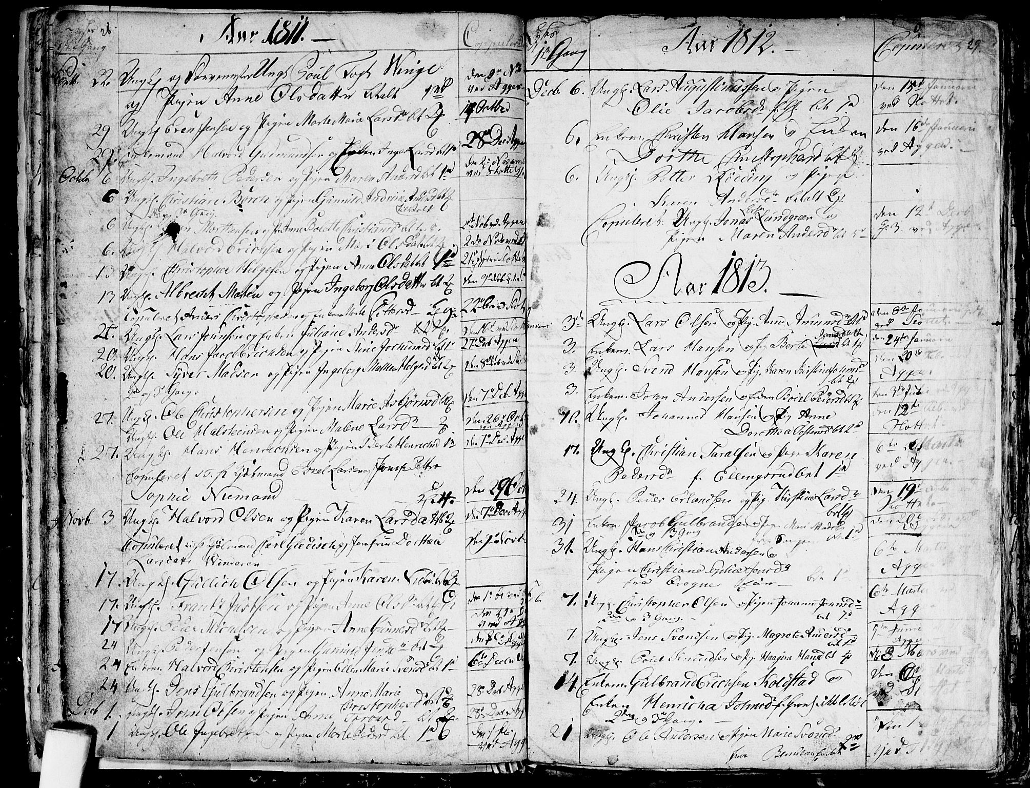 Aker prestekontor kirkebøker, SAO/A-10861/G/L0001: Parish register (copy) no. 1, 1796-1826, p. 28-29