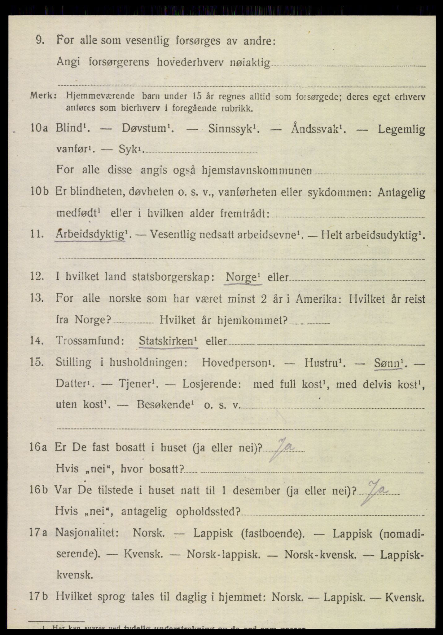 SAT, 1920 census for Hemnes, 1920, p. 5477