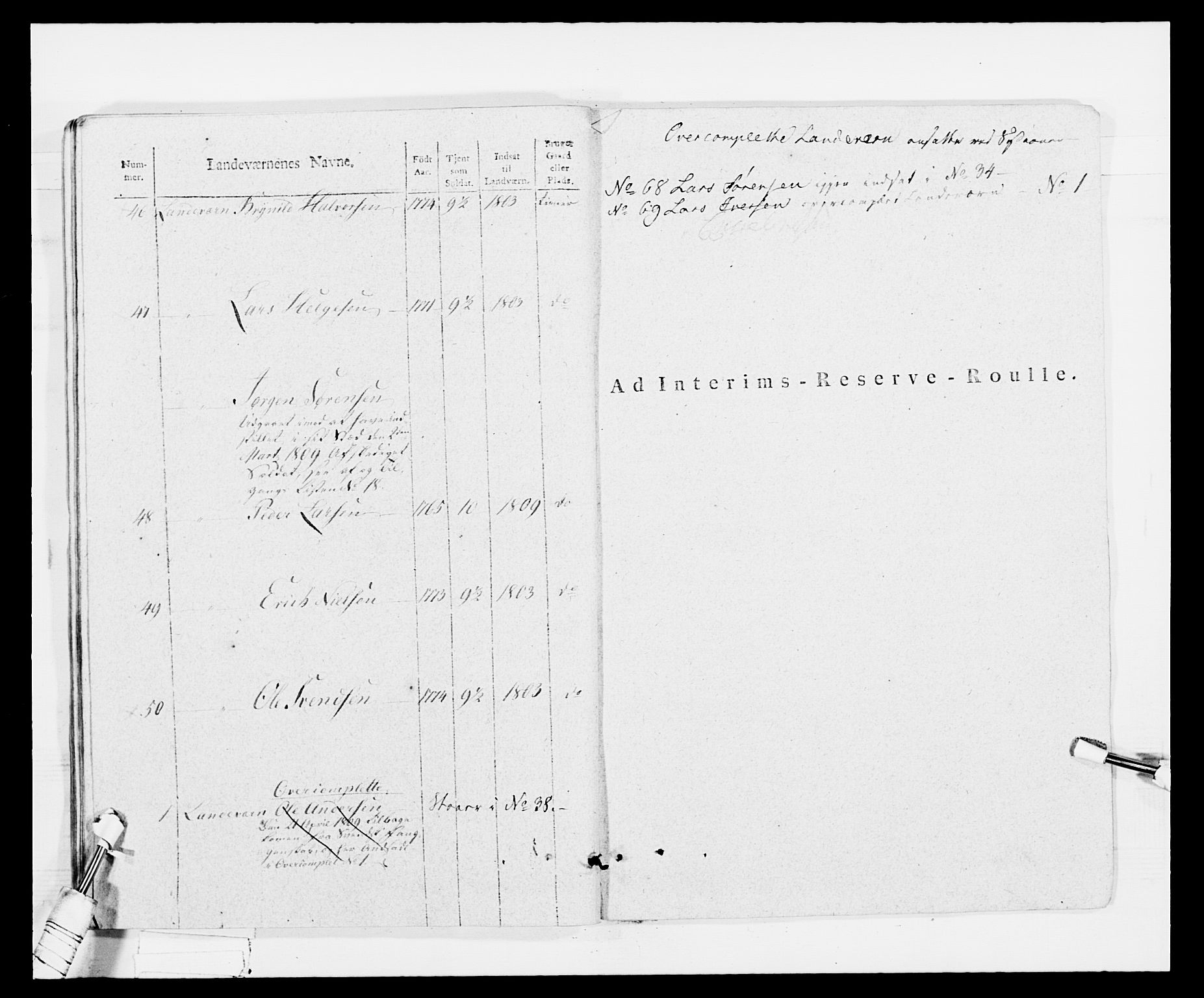 Generalitets- og kommissariatskollegiet, Det kongelige norske kommissariatskollegium, AV/RA-EA-5420/E/Eh/L0030b: Sønnafjelske gevorbne infanteriregiment, 1810, p. 101