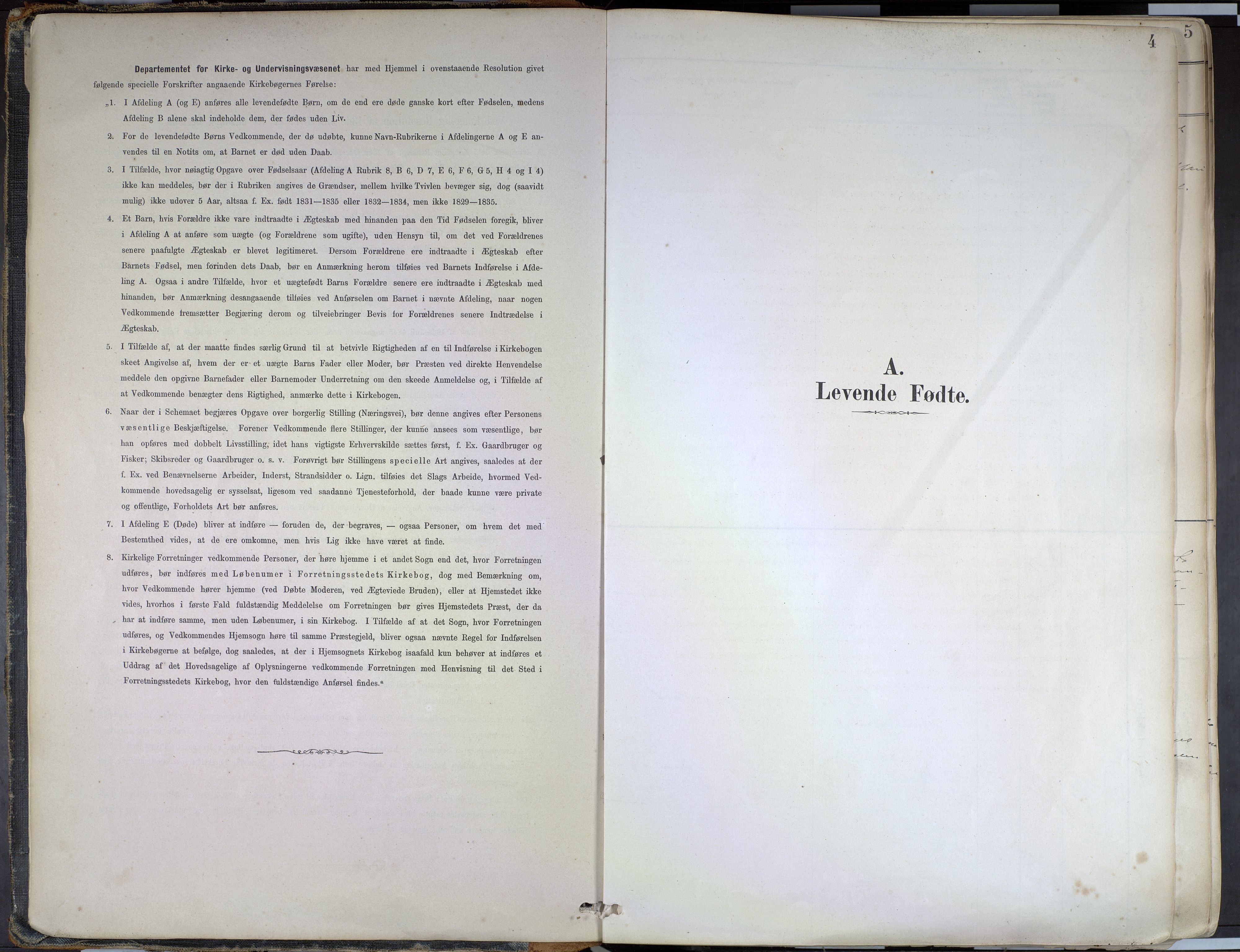Hafslo sokneprestembete, SAB/A-80301/H/Haa/Haab/L0001: Parish register (official) no. B 1, 1886-1945, p. 4