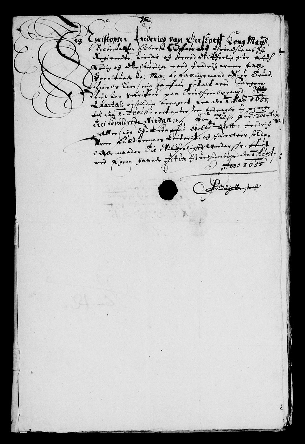 Rentekammeret inntil 1814, Reviderte regnskaper, Lensregnskaper, AV/RA-EA-5023/R/Rb/Rbw/L0124: Trondheim len, 1642-1656