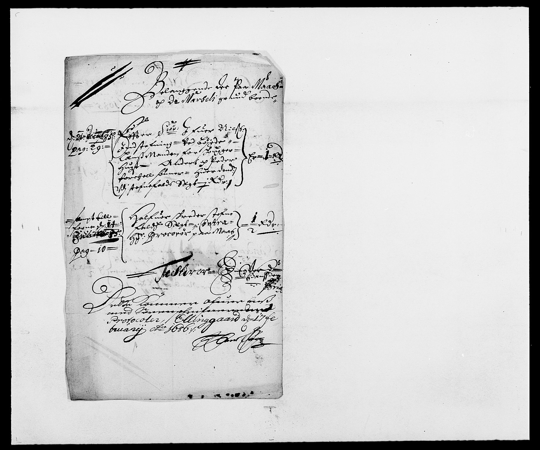 Rentekammeret inntil 1814, Reviderte regnskaper, Fogderegnskap, RA/EA-4092/R02/L0105: Fogderegnskap Moss og Verne kloster, 1685-1687, p. 58