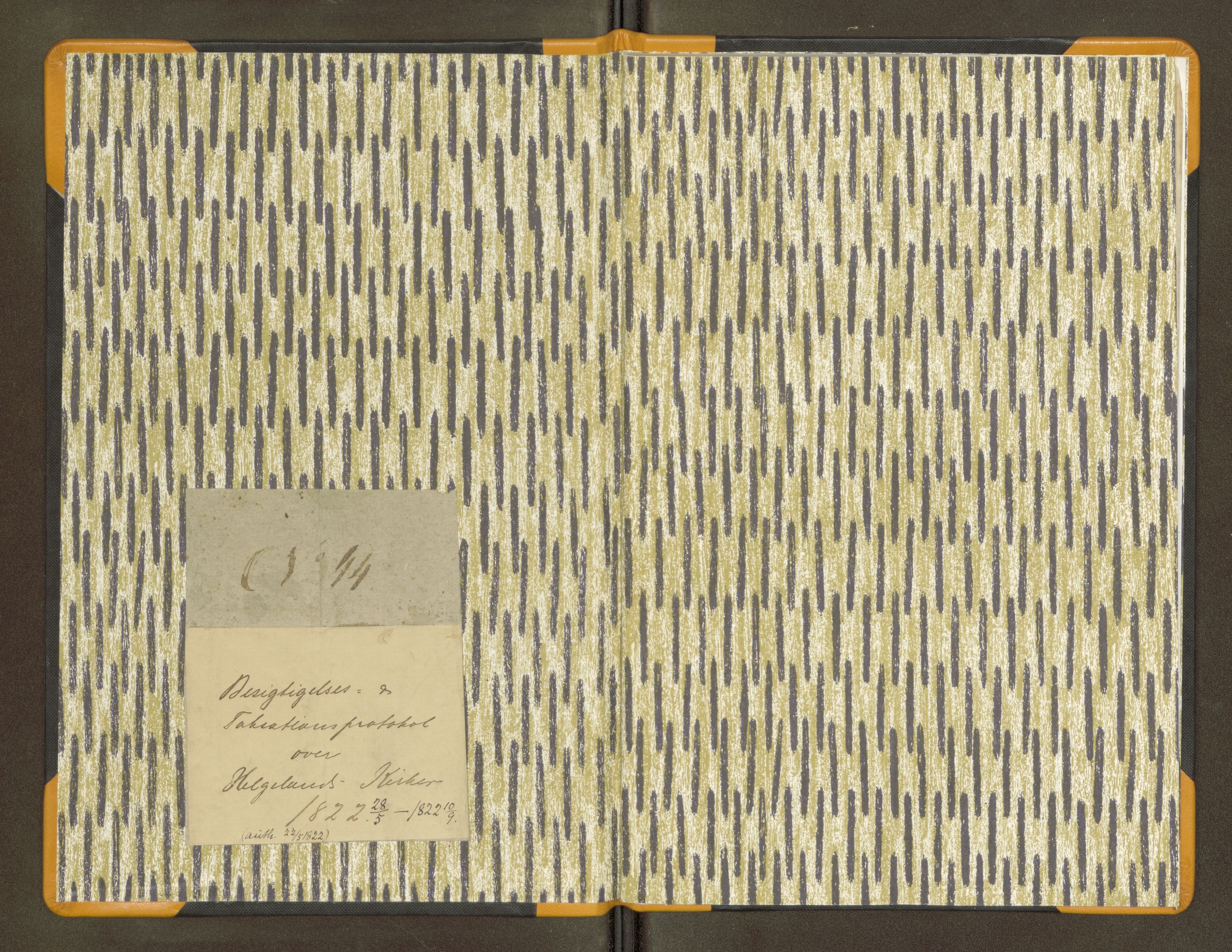 Helgeland sorenskriveri, SAT/A-0004/1/1B/L0001: Ekstrarettsprotokoll, 1822