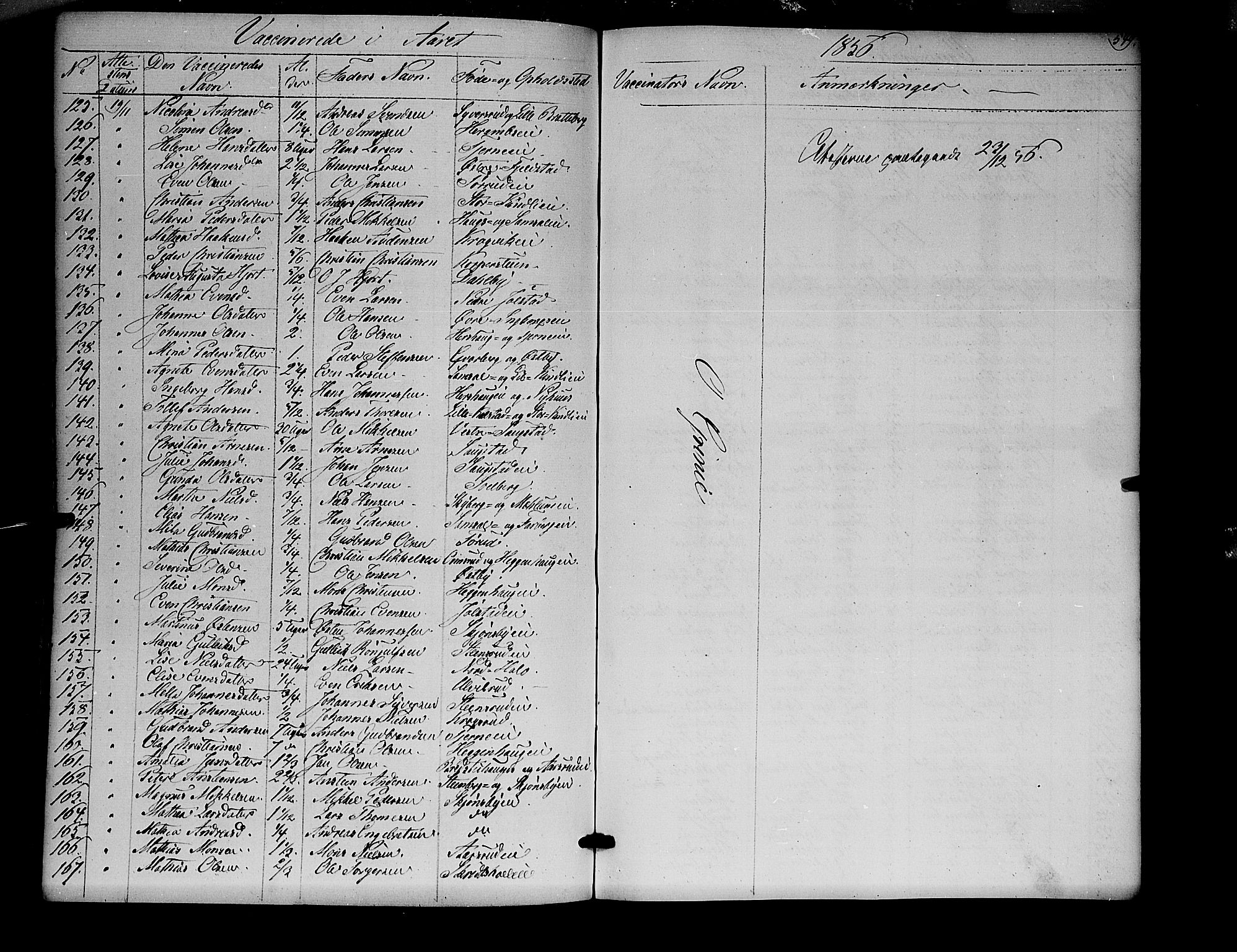 Ringsaker prestekontor, SAH/PREST-014/K/Ka/L0009: Parish register (official) no. 9, 1850-1860, p. 549