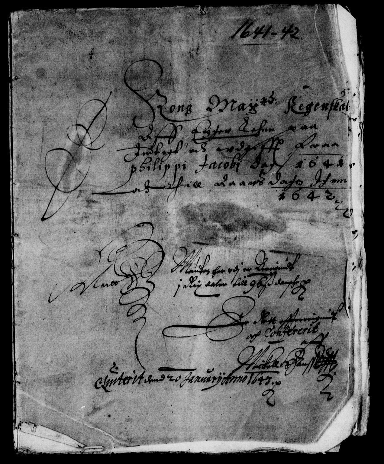 Rentekammeret inntil 1814, Reviderte regnskaper, Lensregnskaper, AV/RA-EA-5023/R/Rb/Rbm/L0007: Eiker len, 1640-1643