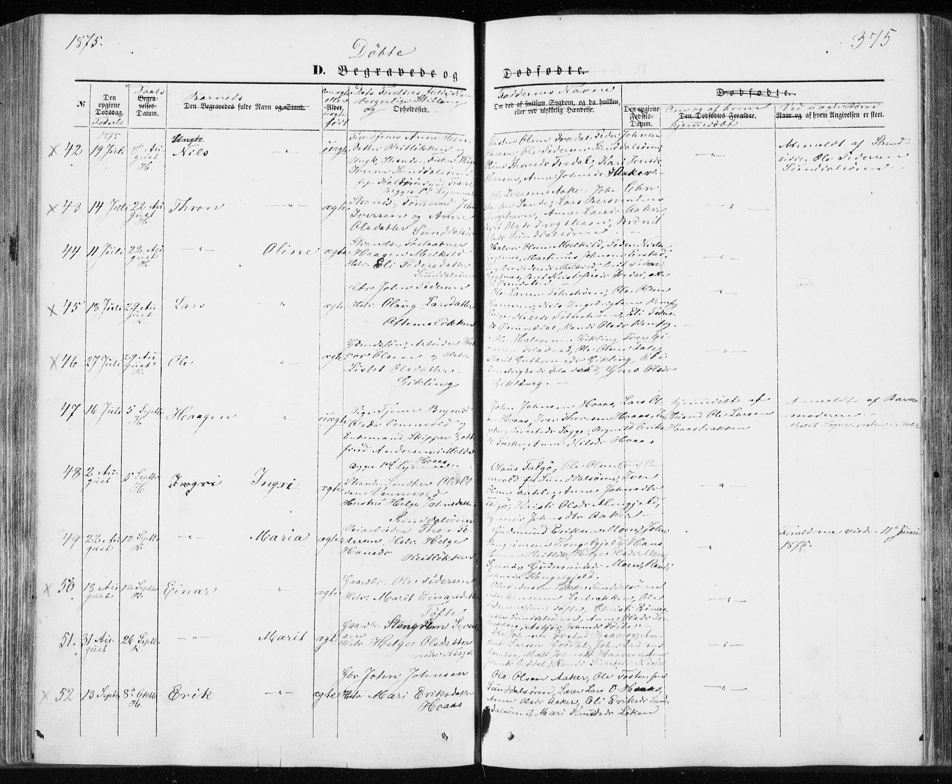 Ministerialprotokoller, klokkerbøker og fødselsregistre - Møre og Romsdal, AV/SAT-A-1454/590/L1013: Parish register (official) no. 590A05, 1847-1877, p. 375