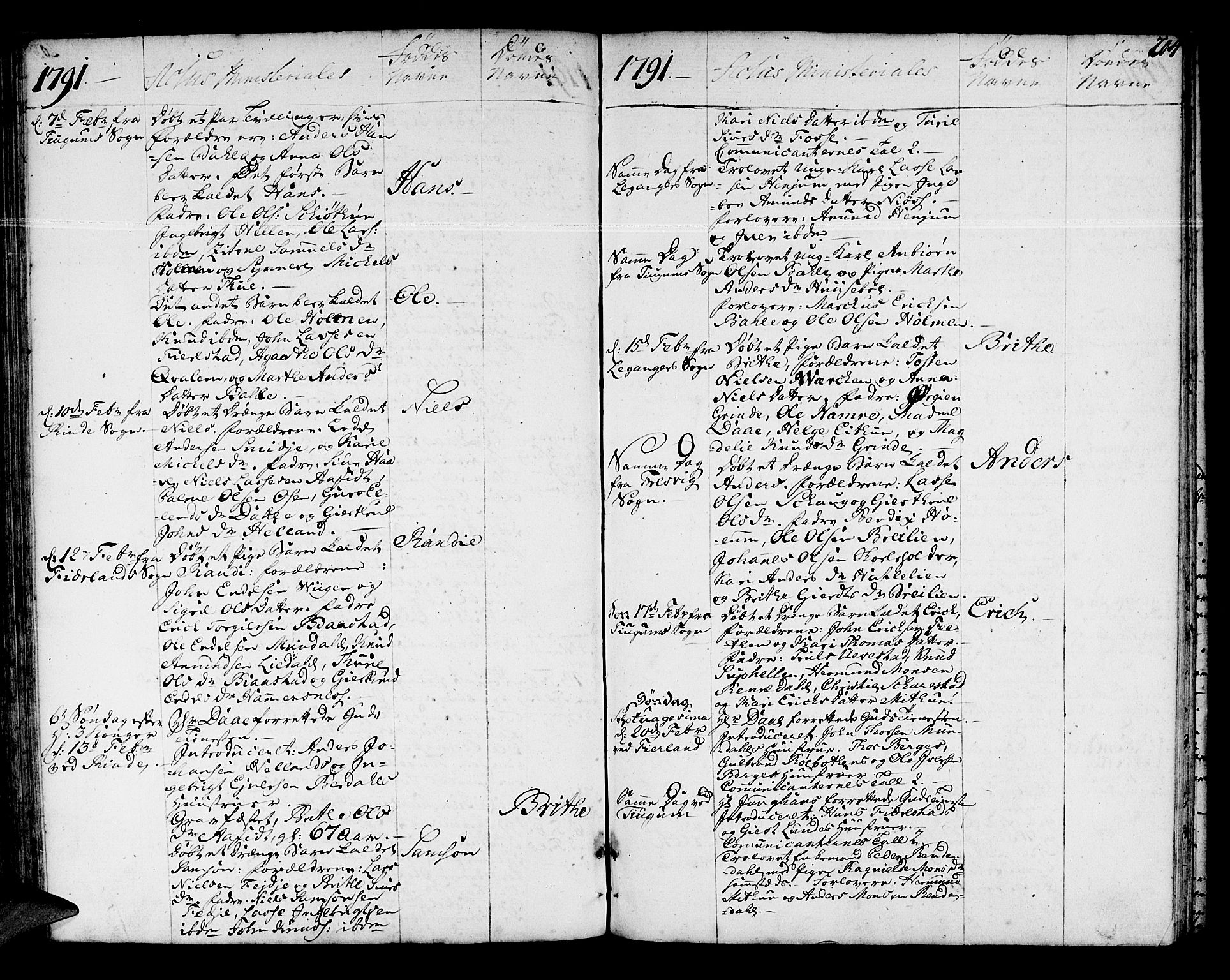 Leikanger sokneprestembete, SAB/A-81001: Parish register (official) no. A 4, 1770-1791, p. 204