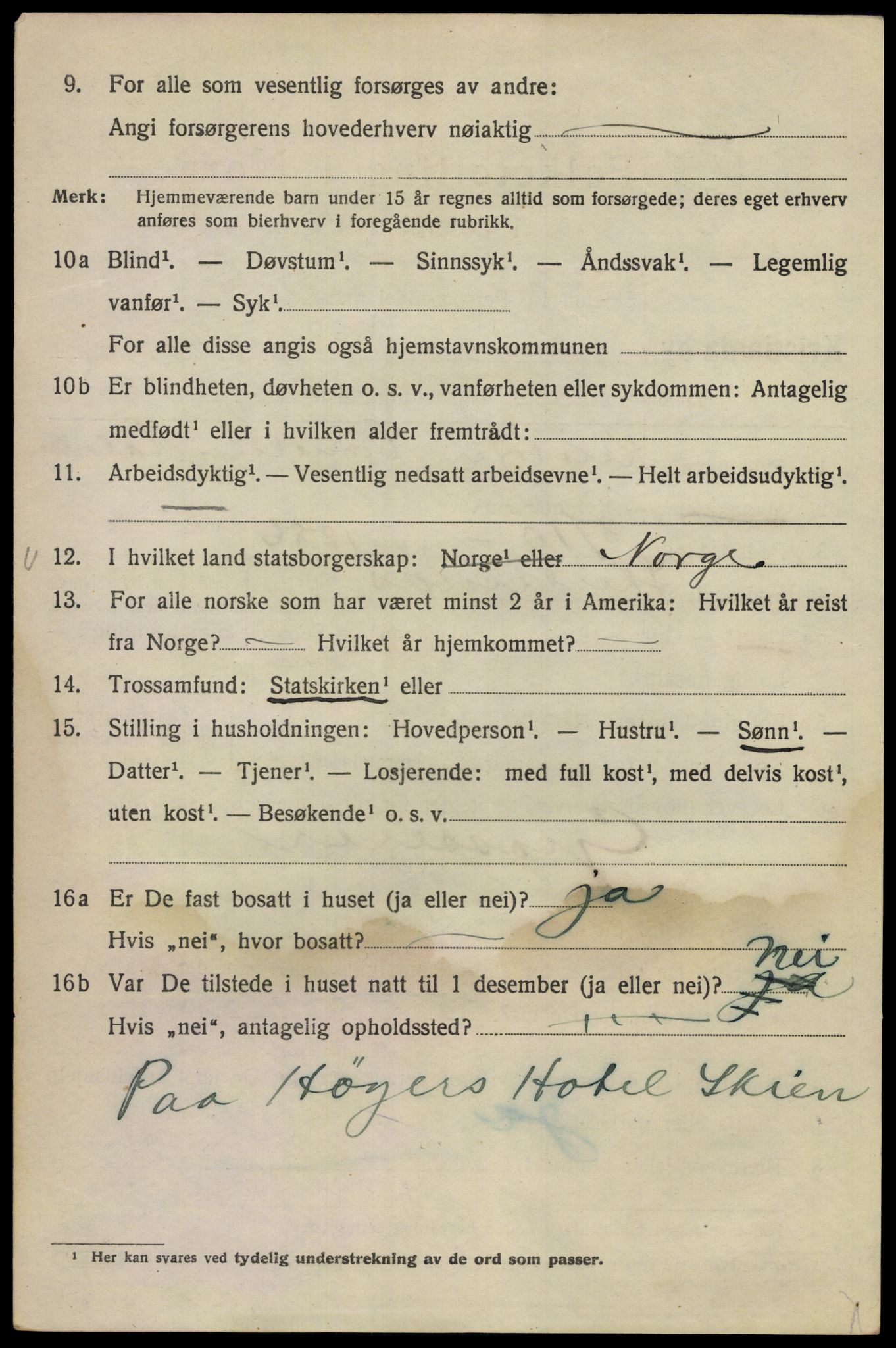 SAO, 1920 census for Kristiania, 1920, p. 400416