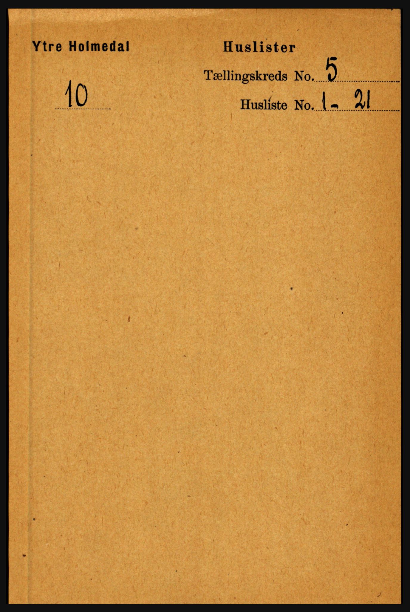 RA, 1891 census for 1429 Ytre Holmedal, 1891, p. 1118
