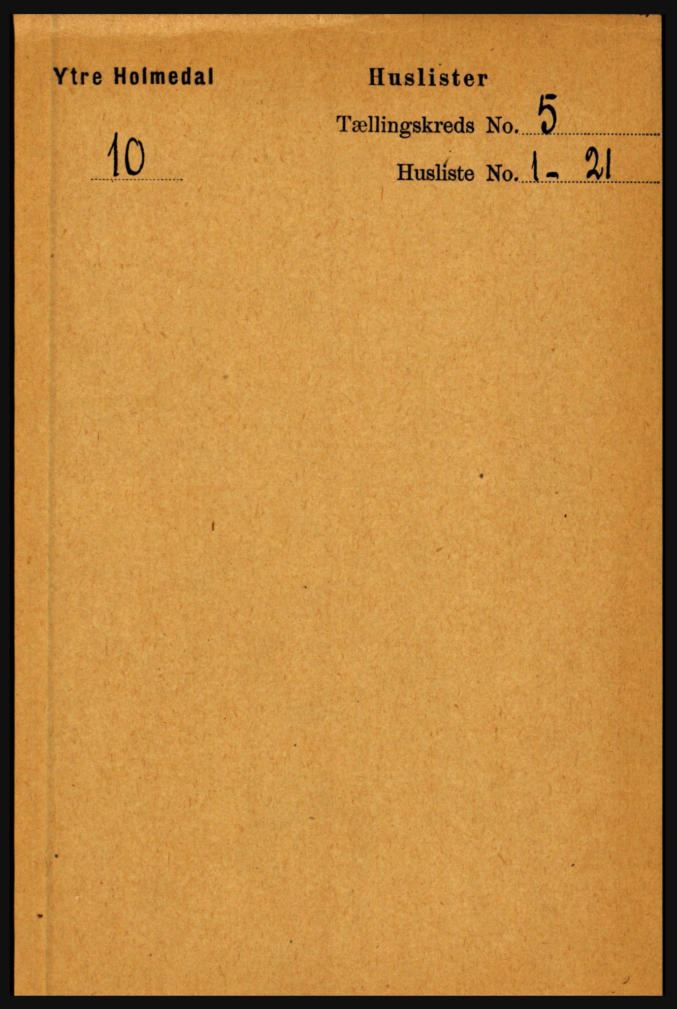 RA, 1891 census for 1429 Ytre Holmedal, 1891, p. 1118