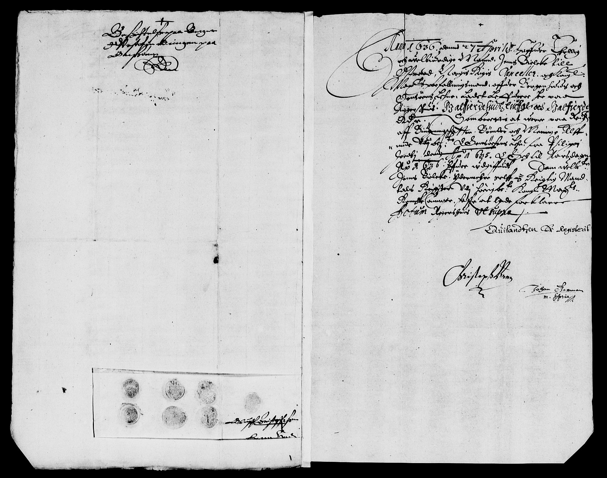 Rentekammeret inntil 1814, Reviderte regnskaper, Lensregnskaper, AV/RA-EA-5023/R/Rb/Rbe/L0001: Onsøy len, 1626-1639