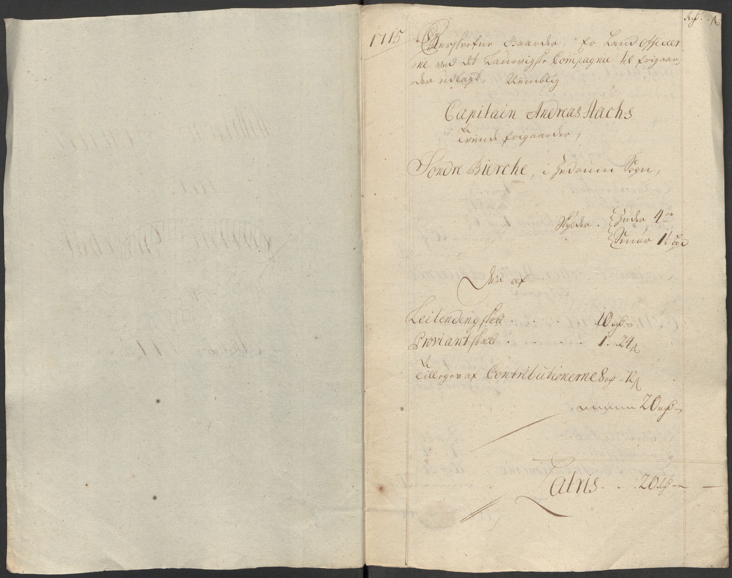 Rentekammeret inntil 1814, Reviderte regnskaper, Fogderegnskap, RA/EA-4092/R33/L1986: Fogderegnskap Larvik grevskap, 1714-1715, p. 514