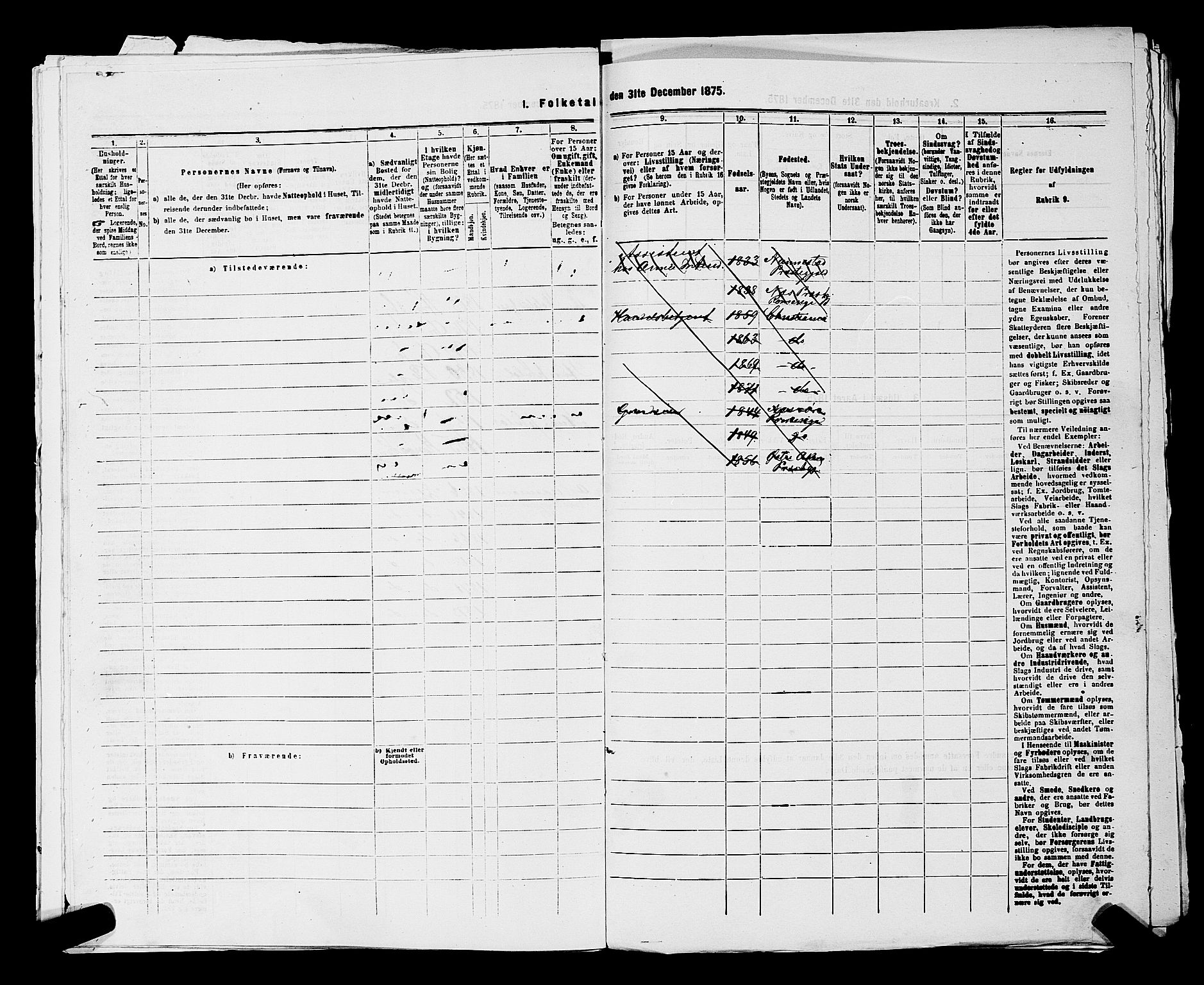 RA, 1875 census for 0301 Kristiania, 1875, p. 3623