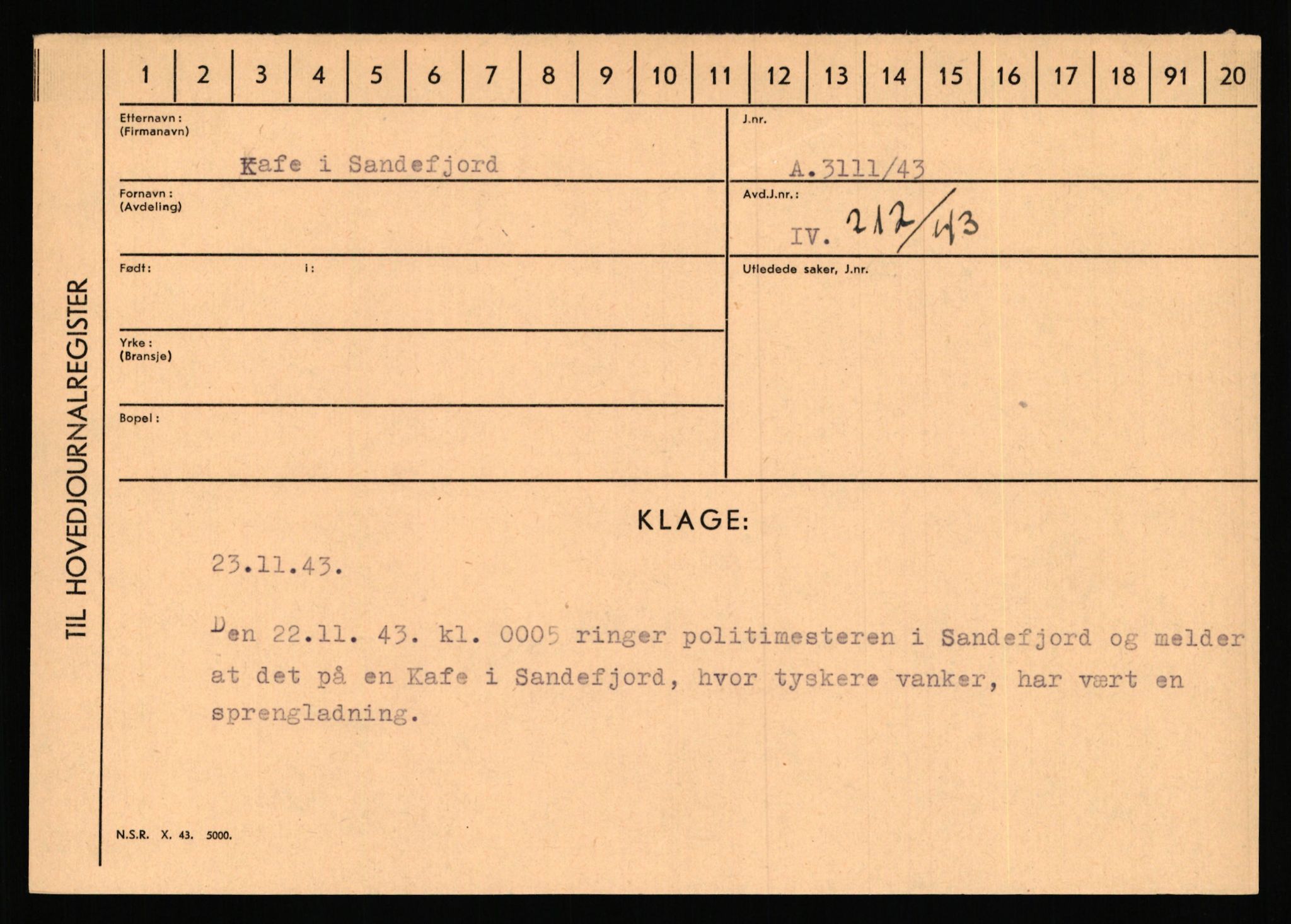 Statspolitiet - Hovedkontoret / Osloavdelingen, AV/RA-S-1329/C/Ca/L0008: Johan(nes)sen - Knoph, 1943-1945, p. 3094