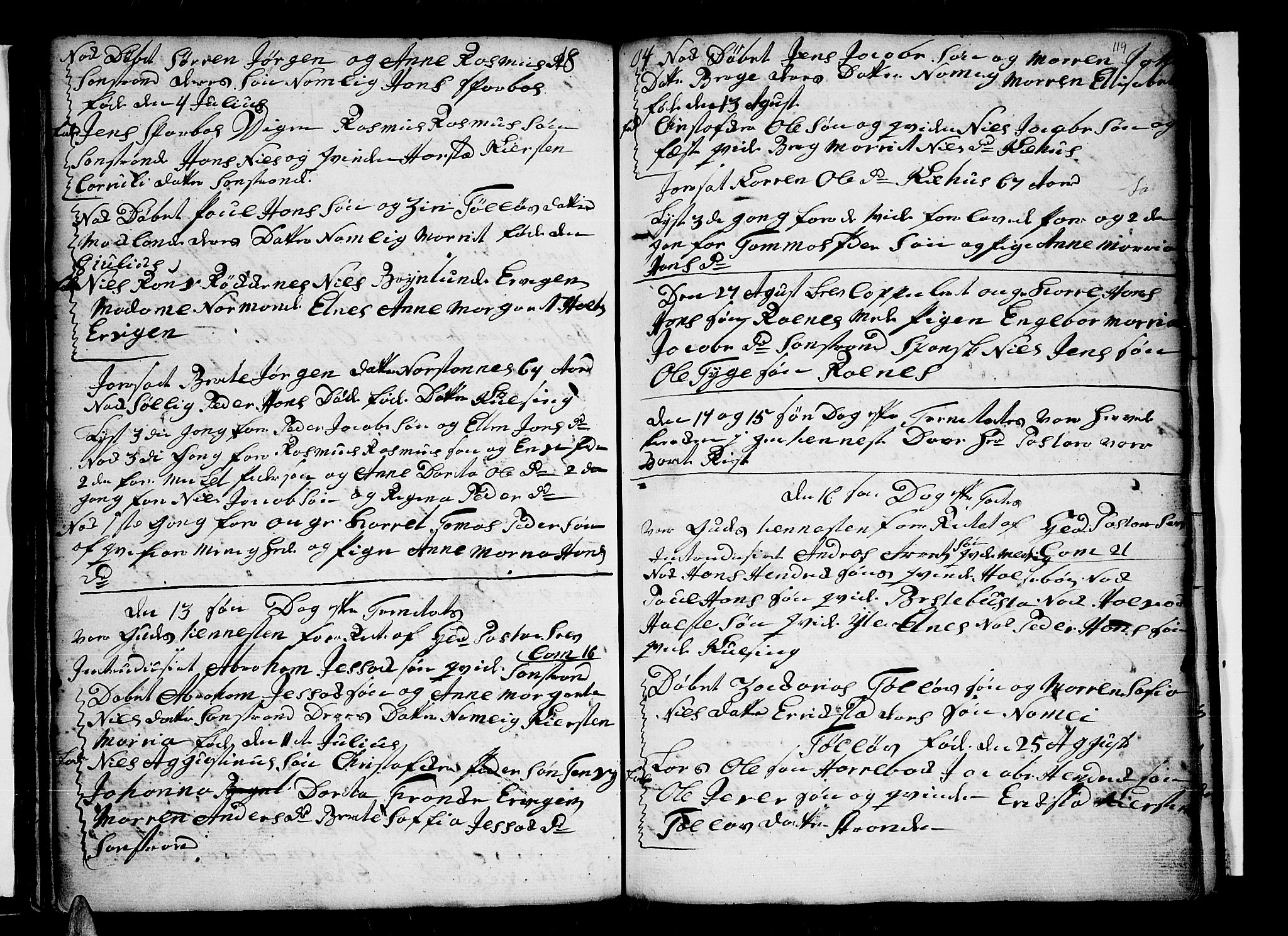 Trondenes sokneprestkontor, AV/SATØ-S-1319/H/Hb/L0002klokker: Parish register (copy) no. 2, 1795-1818, p. 119