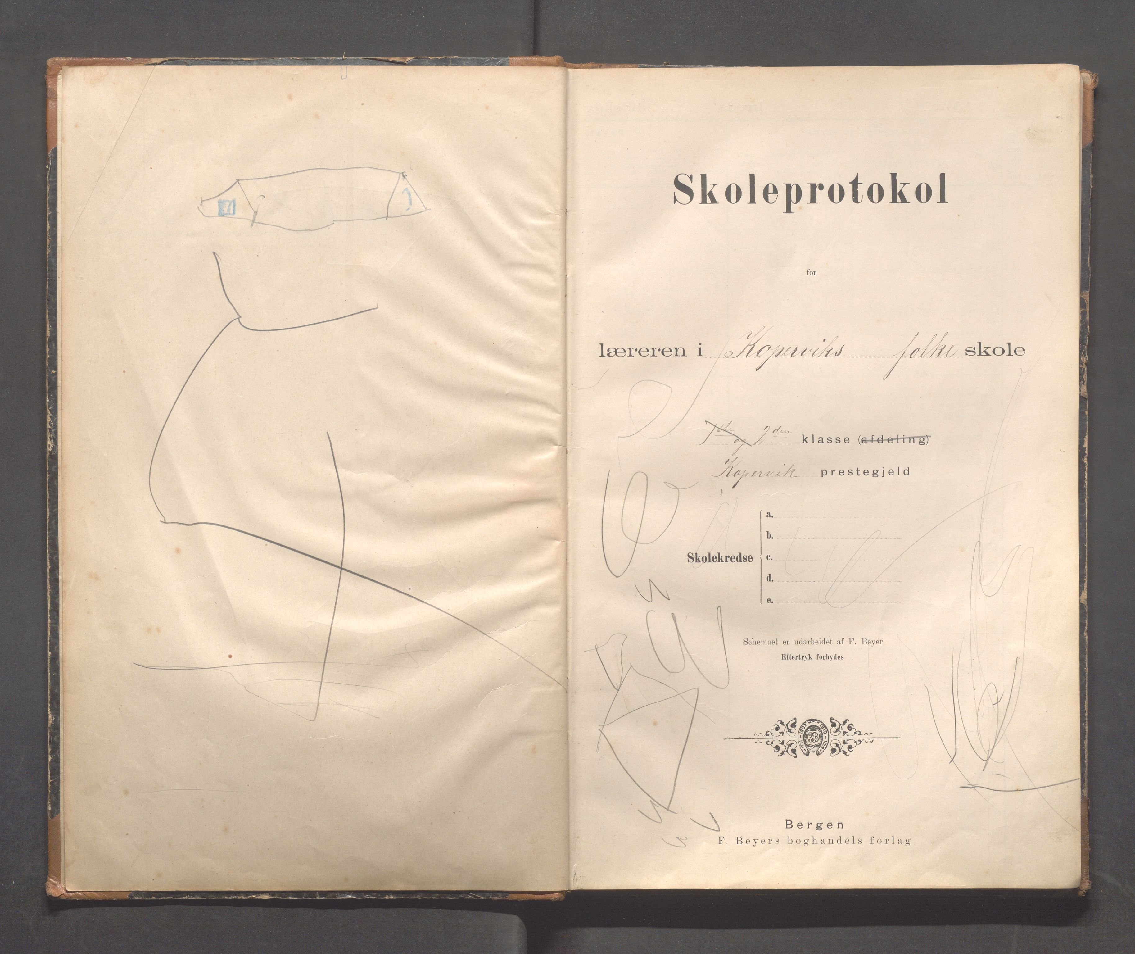 Kopervik Kommune - Kopervik skole, IKAR/K-102472/H/L0011: Skoleprotokoll 1.og 2.klasse, 1898-1911, p. 3