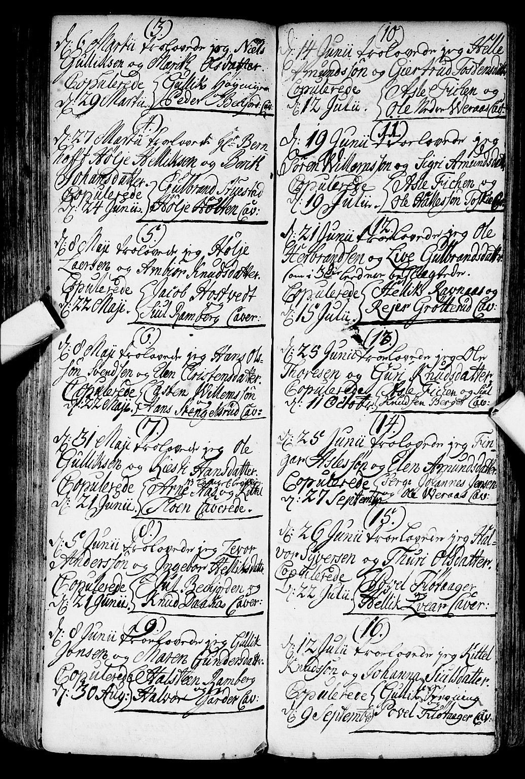 Flesberg kirkebøker, AV/SAKO-A-18/F/Fa/L0002: Parish register (official) no. I 2, 1726-1747