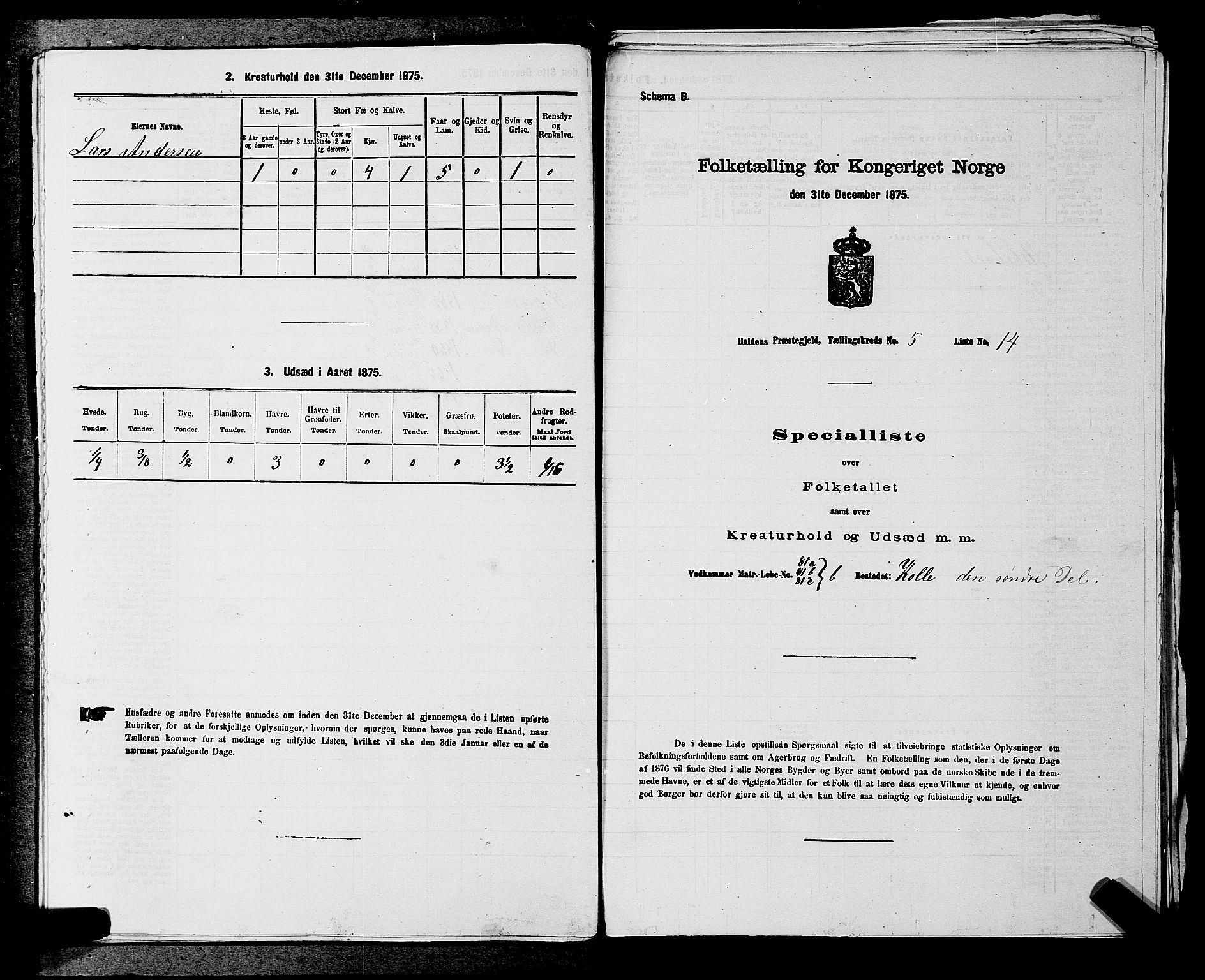 SAKO, 1875 census for 0819P Holla, 1875, p. 632