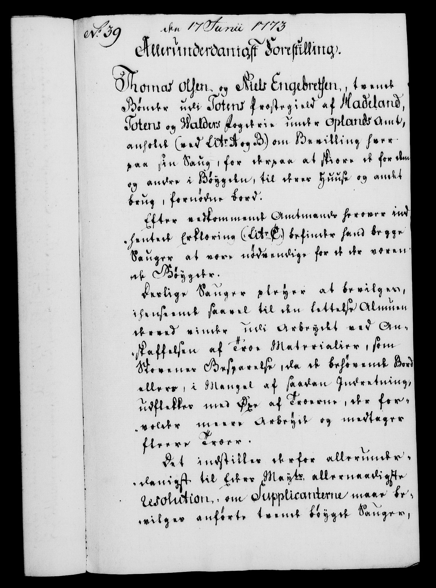 Rentekammeret, Kammerkanselliet, AV/RA-EA-3111/G/Gf/Gfa/L0055: Norsk relasjons- og resolusjonsprotokoll (merket RK 52.55), 1773, p. 149