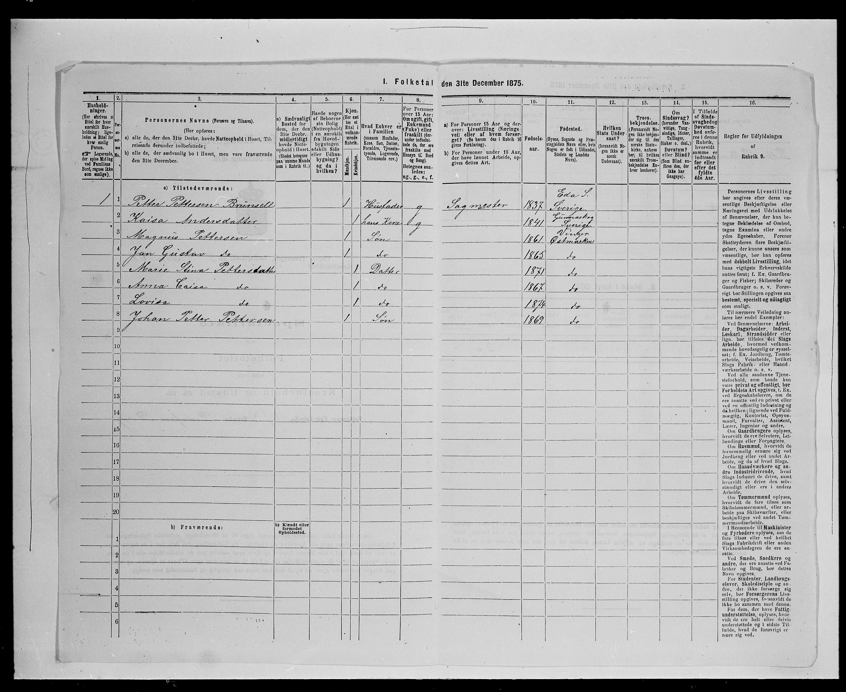 SAH, 1875 census for 0421L Vinger/Vinger og Austmarka, 1875, p. 1598