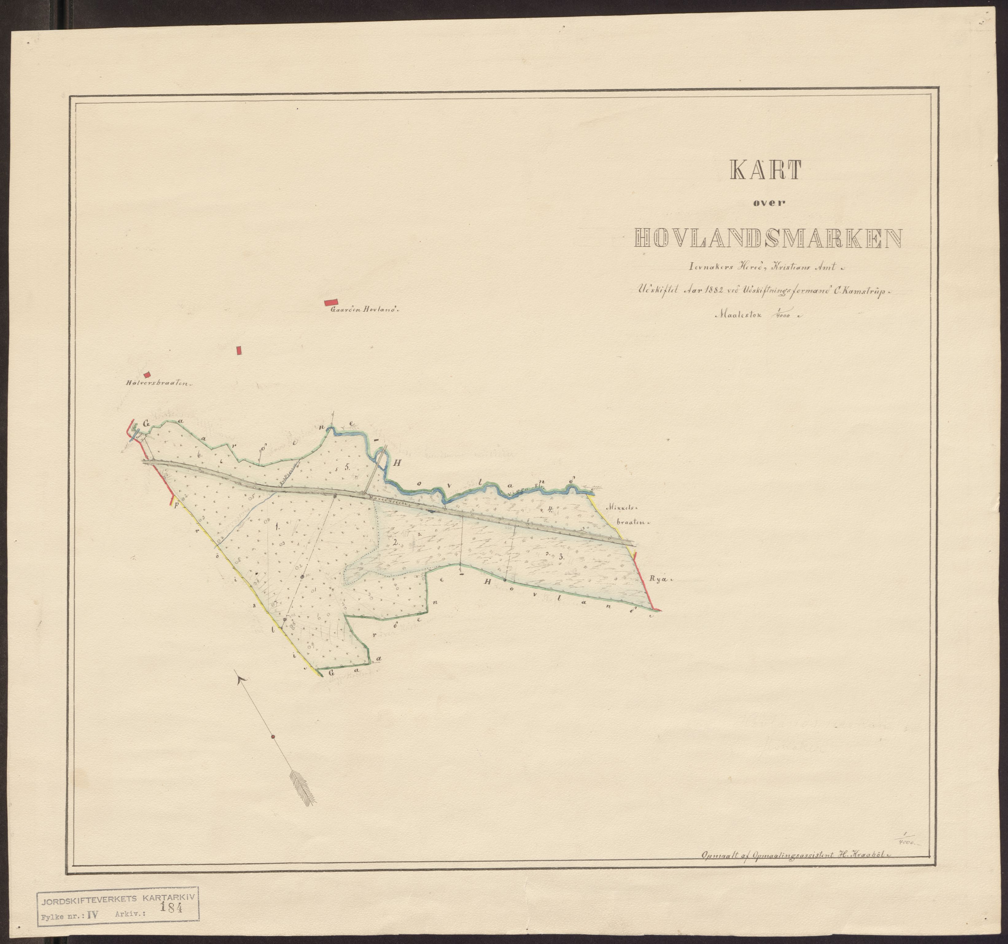 Jordskifteverkets kartarkiv, AV/RA-S-3929/T, 1859-1988, p. 233