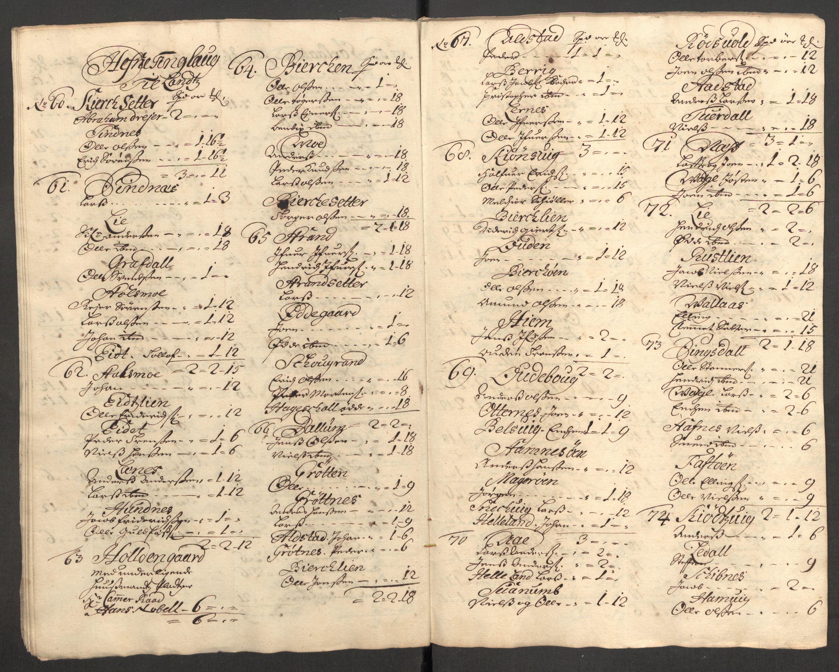 Rentekammeret inntil 1814, Reviderte regnskaper, Fogderegnskap, AV/RA-EA-4092/R57/L3856: Fogderegnskap Fosen, 1704-1705, p. 121