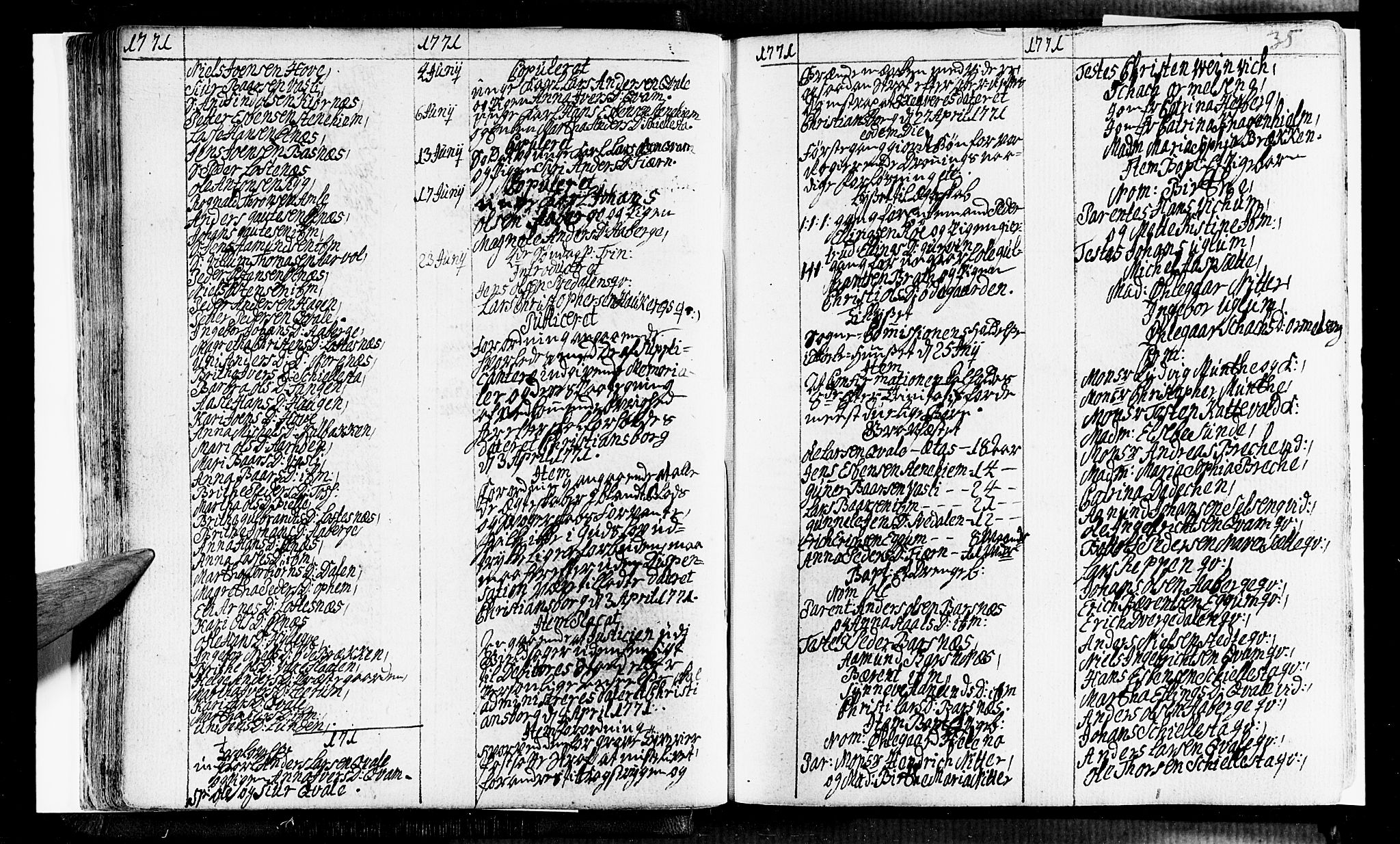 Sogndal sokneprestembete, SAB/A-81301/H/Haa/Haaa/L0005: Parish register (official) no. A 5, 1768-1782, p. 35