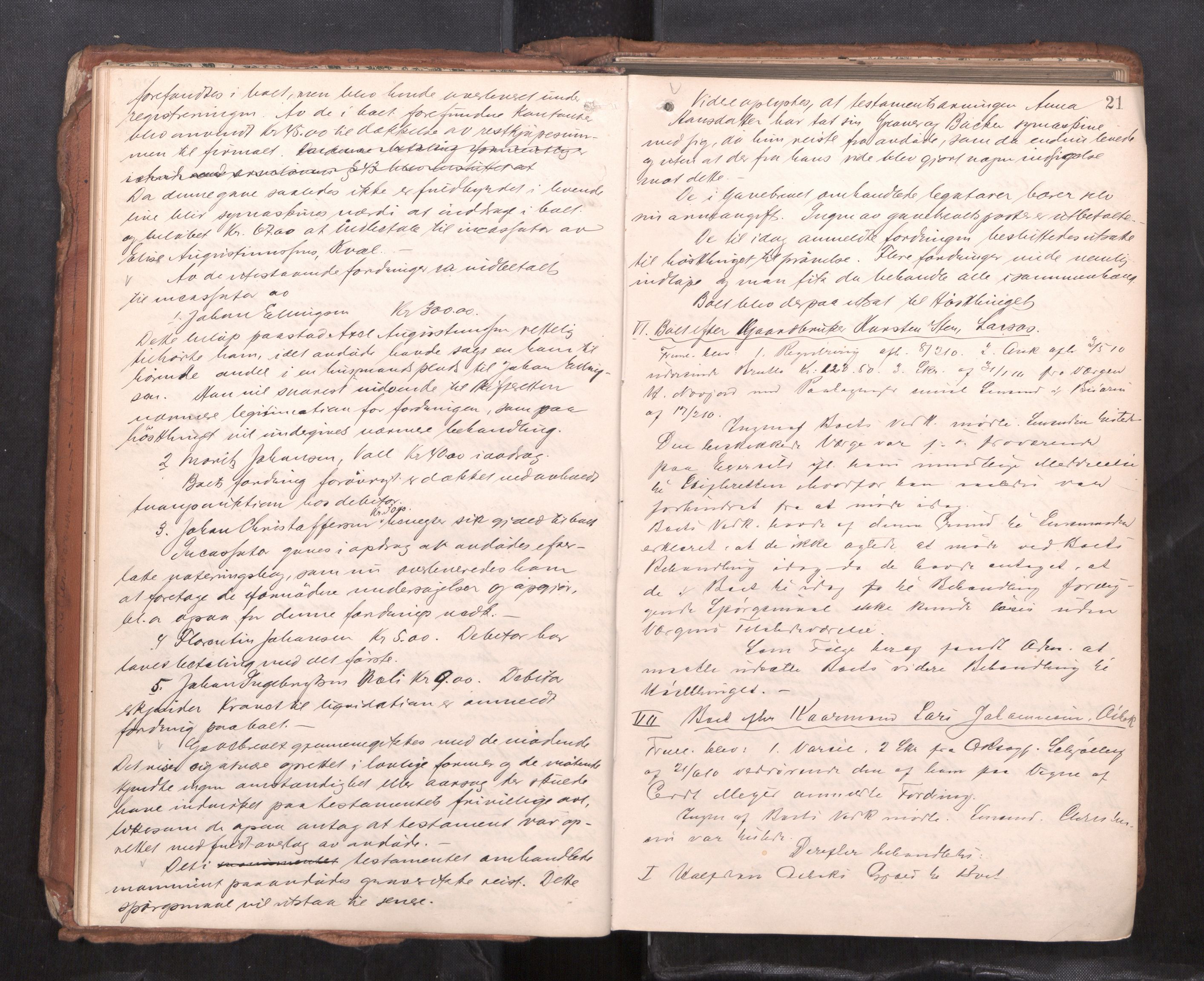 Salten sorenskriveri, AV/SAT-A-4578/1/3/3B/L0012: Skiftebehandlingsprotokoll, 1910-1915, p. 21