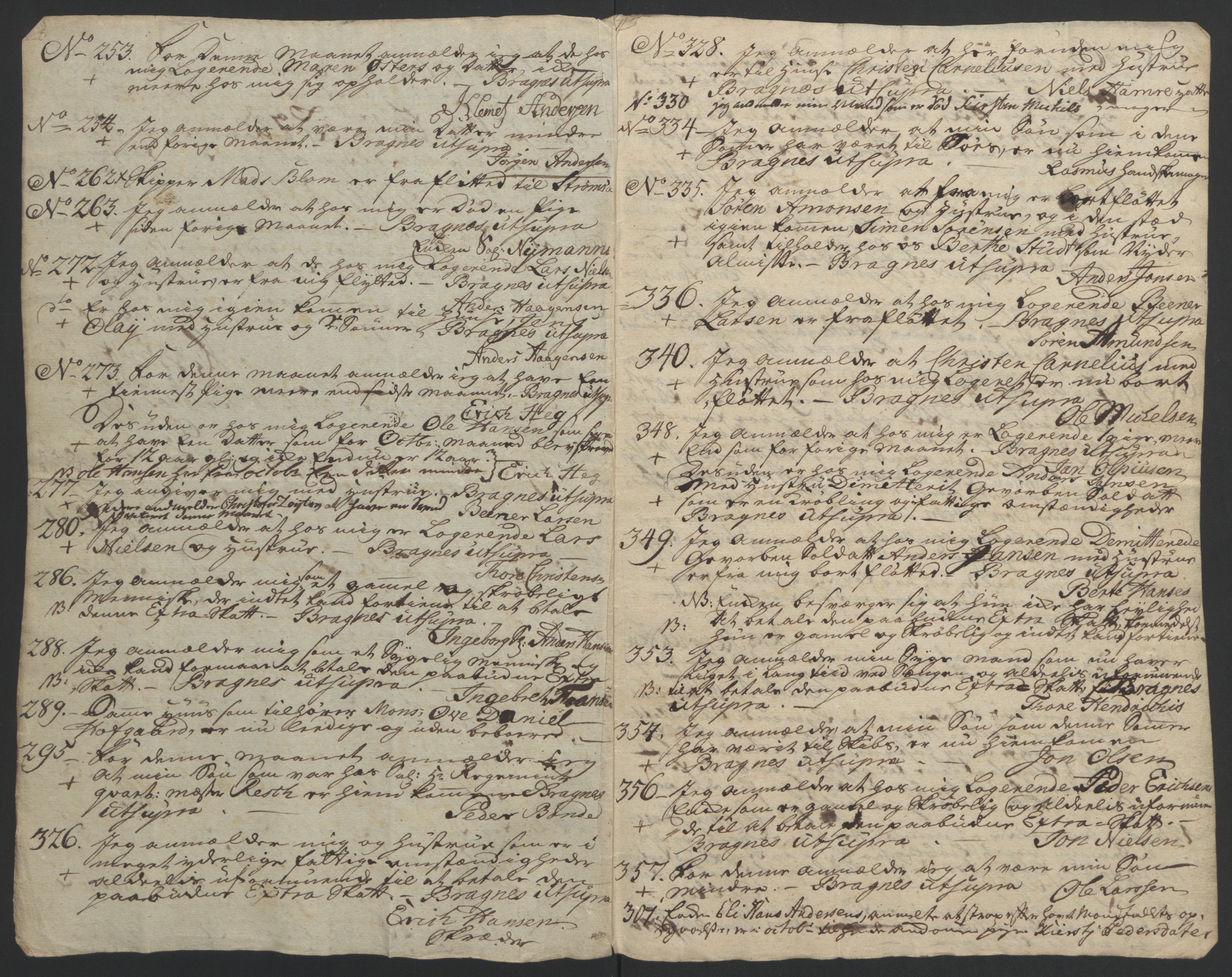 Rentekammeret inntil 1814, Reviderte regnskaper, Byregnskaper, AV/RA-EA-4066/R/Rf/L0119/0001: [F2] Kontribusjonsregnskap / Ekstraskatt, 1762-1767, p. 55