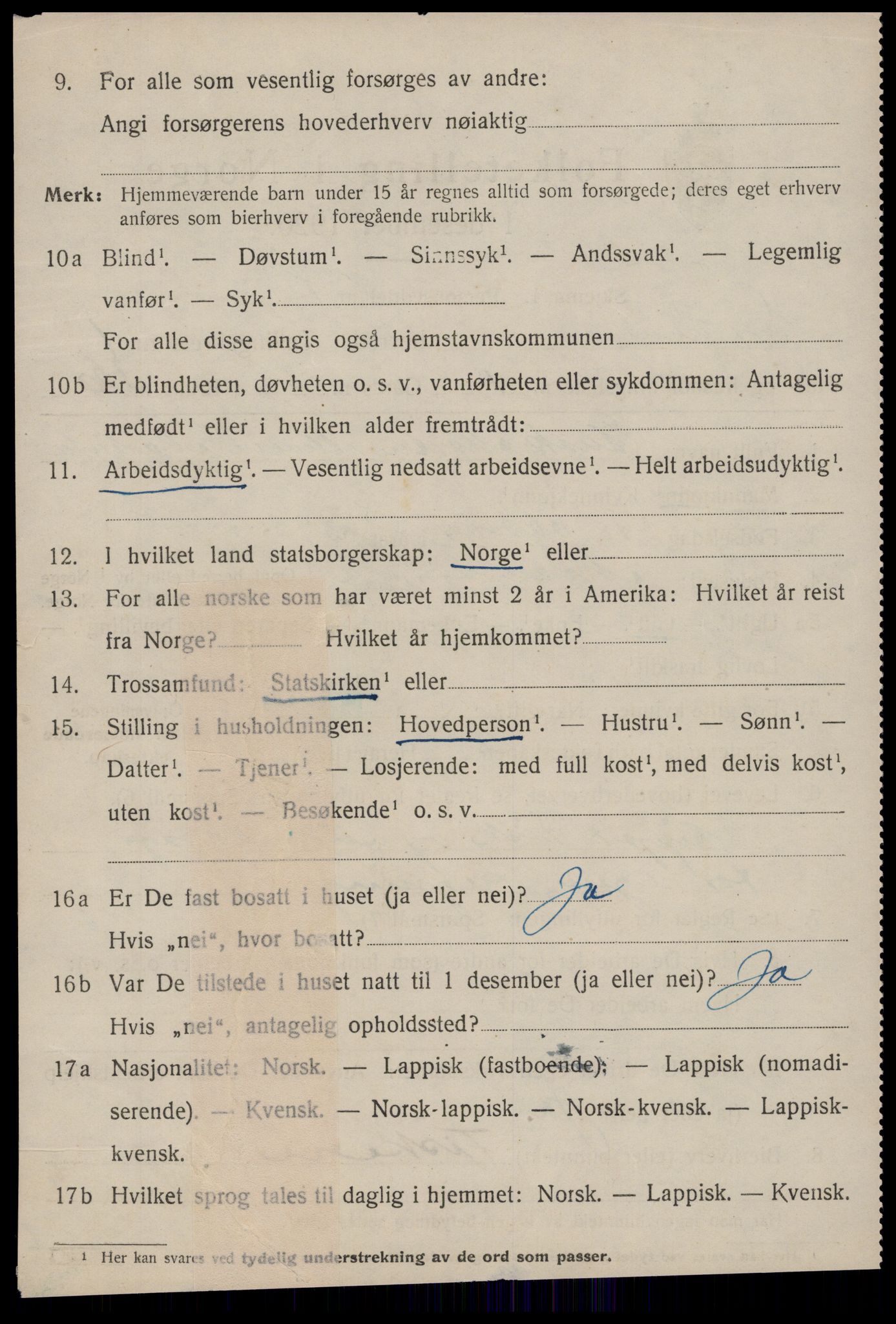 SAT, 1920 census for Sør-Frøya, 1920, p. 786