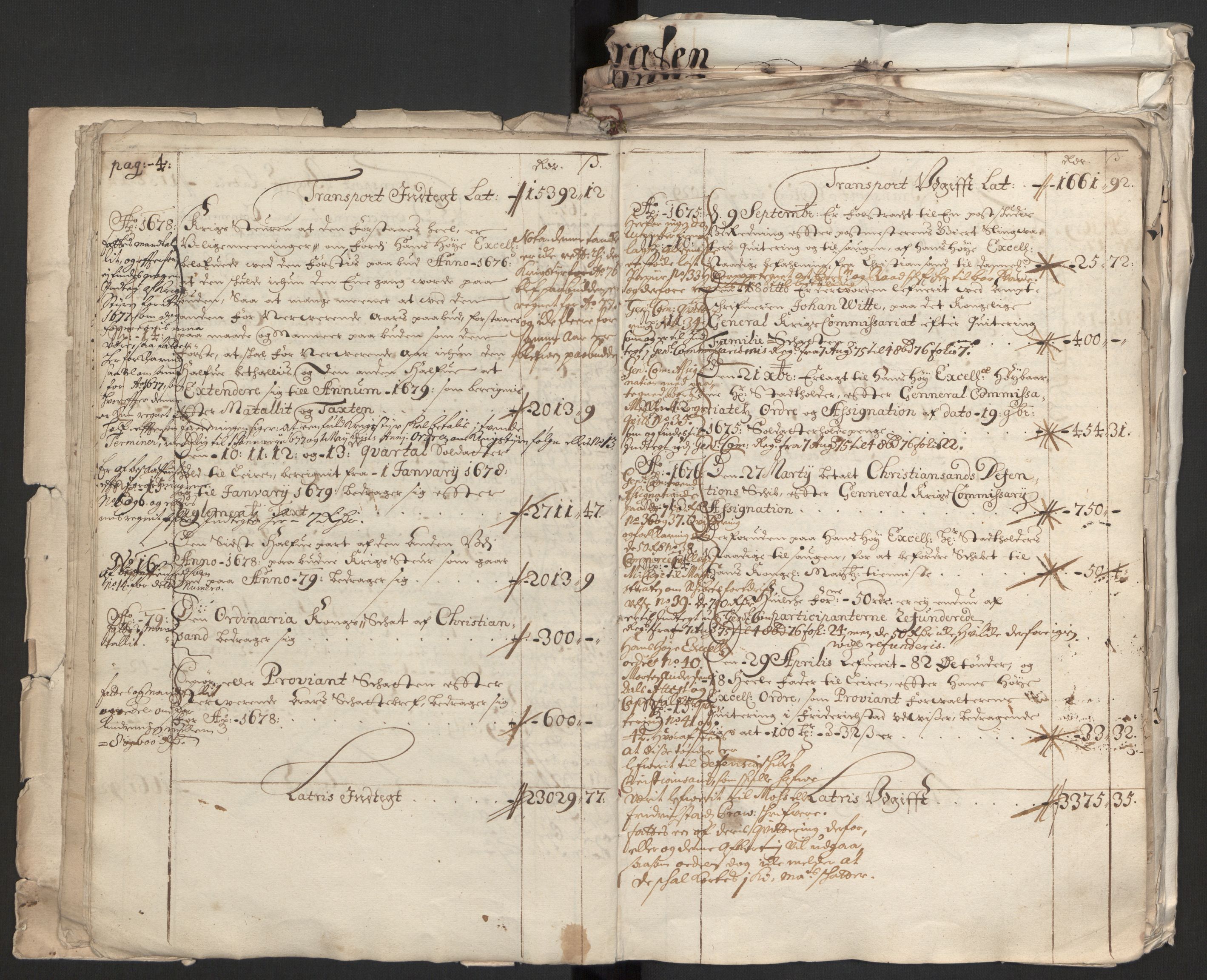 Rentekammeret inntil 1814, Reviderte regnskaper, Byregnskaper, AV/RA-EA-4066/R/Rm/L0258: [M1] Kontribusjonsregnskap, 1664-1700, p. 16