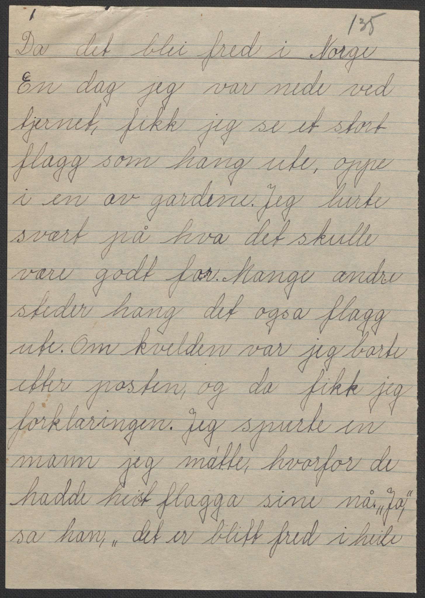 Det norske totalavholdsselskap, RA/PA-0419/E/Eb/L0603: Skolestiler om krigstida (ordnet topografisk etter distrikt og skole), 1946, p. 230