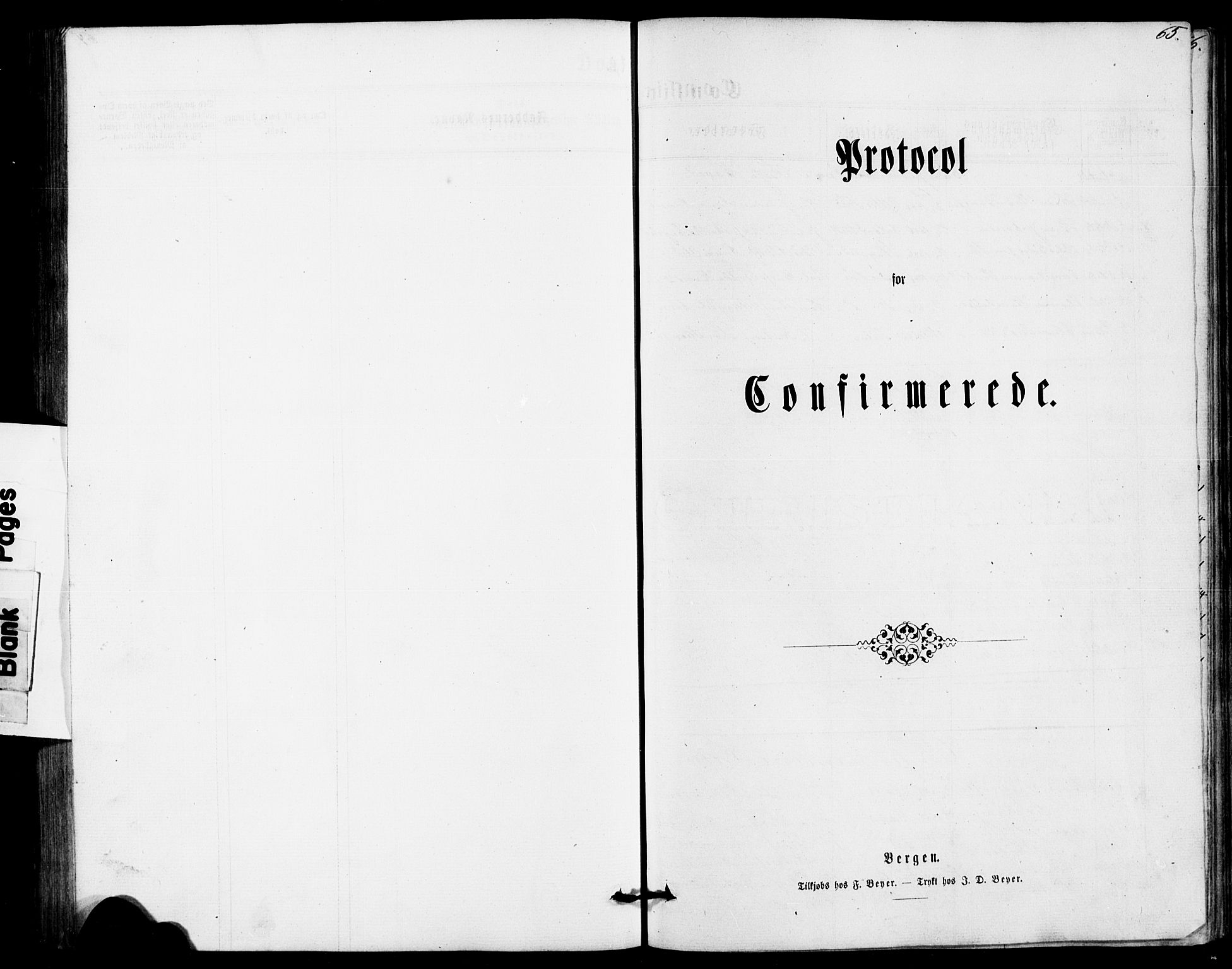 Fusa sokneprestembete, SAB/A-75401/H/Hab: Parish register (copy) no. B 1, 1861-1896, p. 65