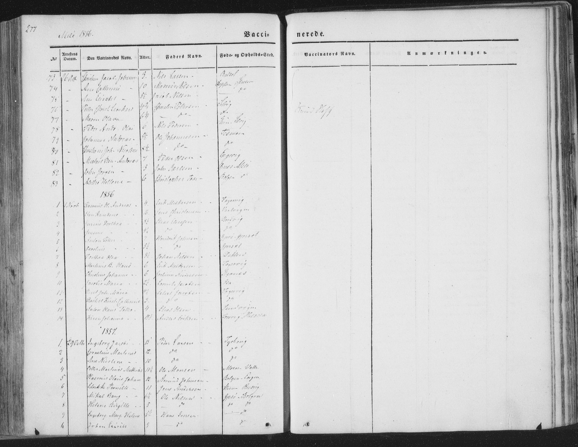 Ministerialprotokoller, klokkerbøker og fødselsregistre - Nordland, AV/SAT-A-1459/841/L0604: Parish register (official) no. 841A09 /2, 1845-1862, p. 277