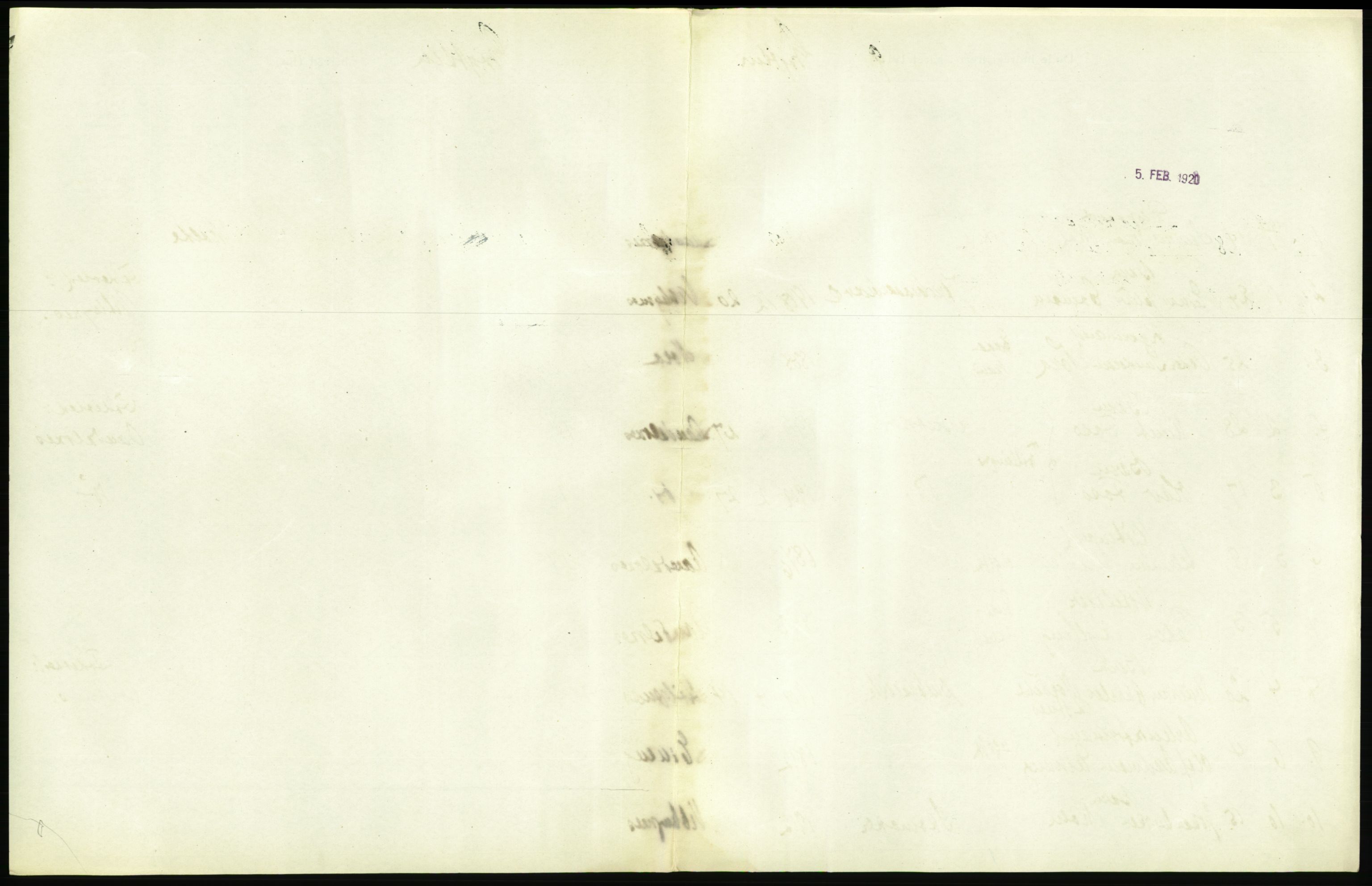 Statistisk sentralbyrå, Sosiodemografiske emner, Befolkning, AV/RA-S-2228/D/Df/Dfb/Dfbi/L0042: Møre fylke: Døde. Bygder og byer., 1919, p. 107