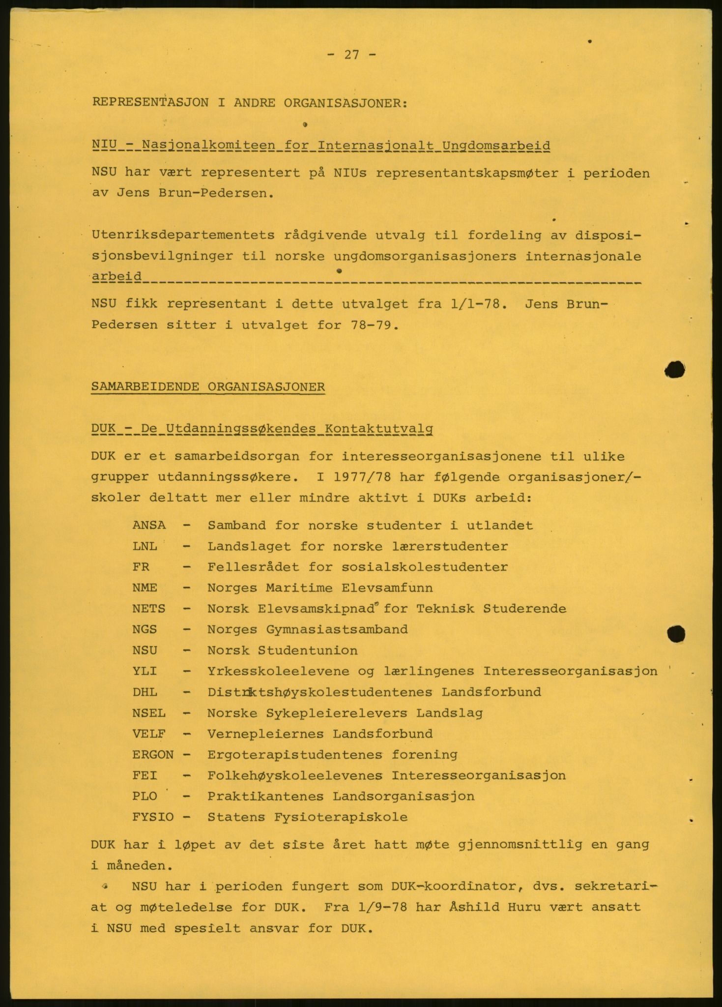 Norsk Studentunion, AV/RA-PA-0794/Fg/L0067: Landstinget, 1968-1979