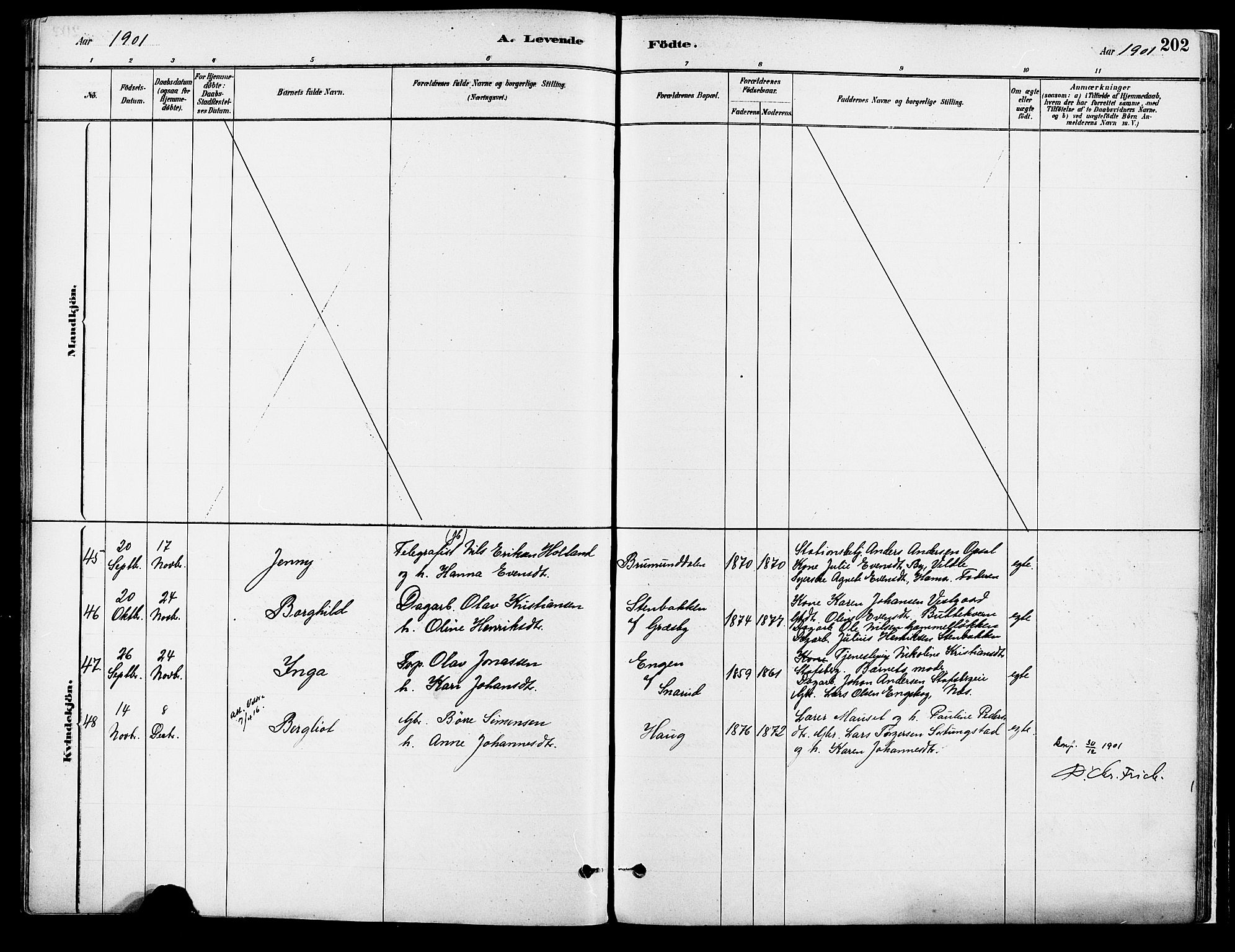 Vang prestekontor, Hedmark, AV/SAH-PREST-008/H/Ha/Haa/L0018A: Parish register (official) no. 18A, 1880-1906, p. 202