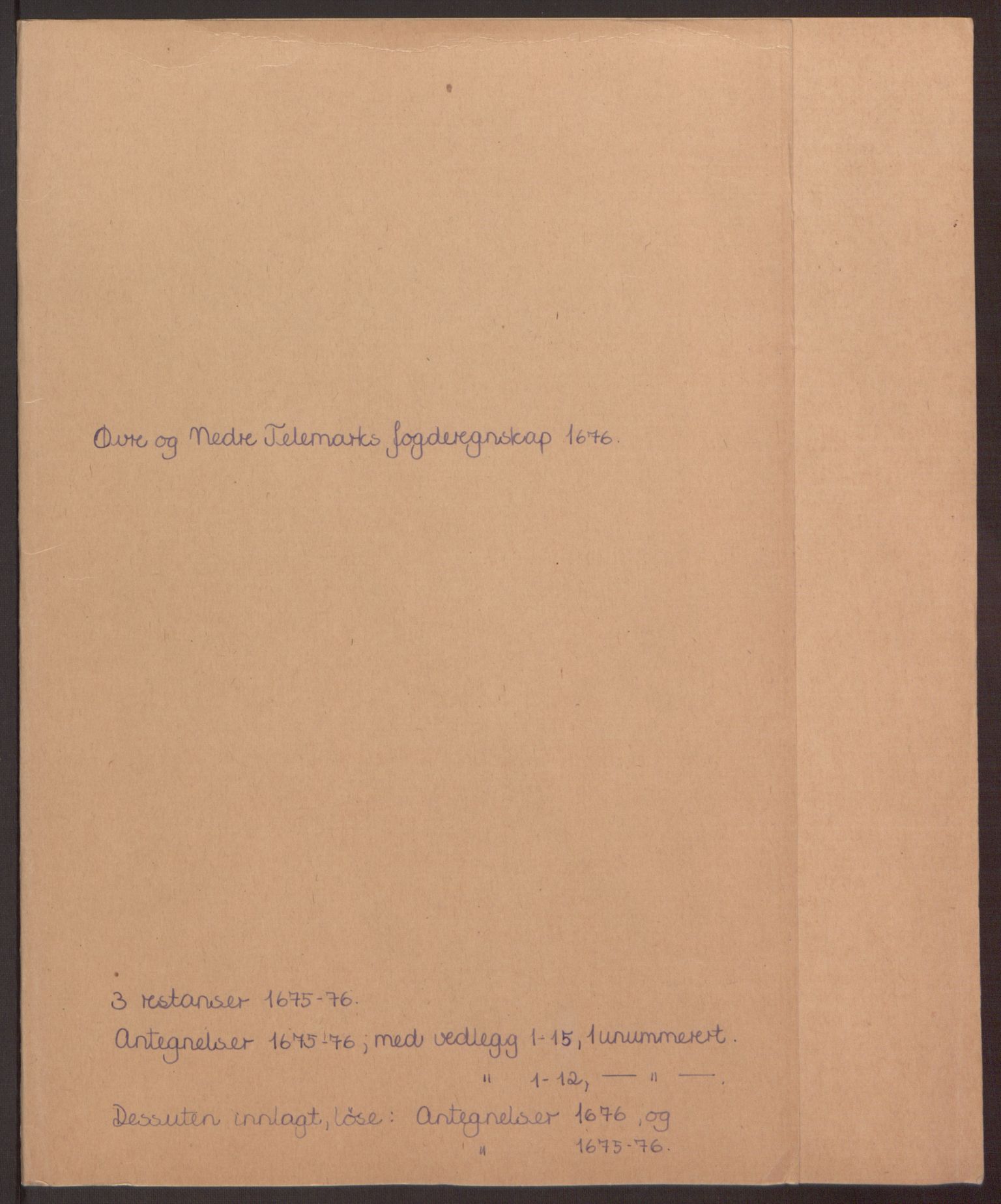 Rentekammeret inntil 1814, Reviderte regnskaper, Fogderegnskap, AV/RA-EA-4092/R35/L2066: Fogderegnskap Øvre og Nedre Telemark, 1676, p. 228