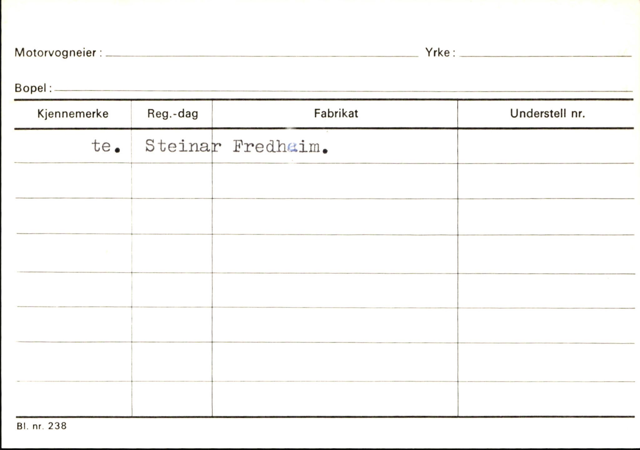 Statens vegvesen, Sogn og Fjordane vegkontor, AV/SAB-A-5301/4/F/L0146: Registerkort Årdal R-Å samt diverse kort, 1945-1975, p. 261